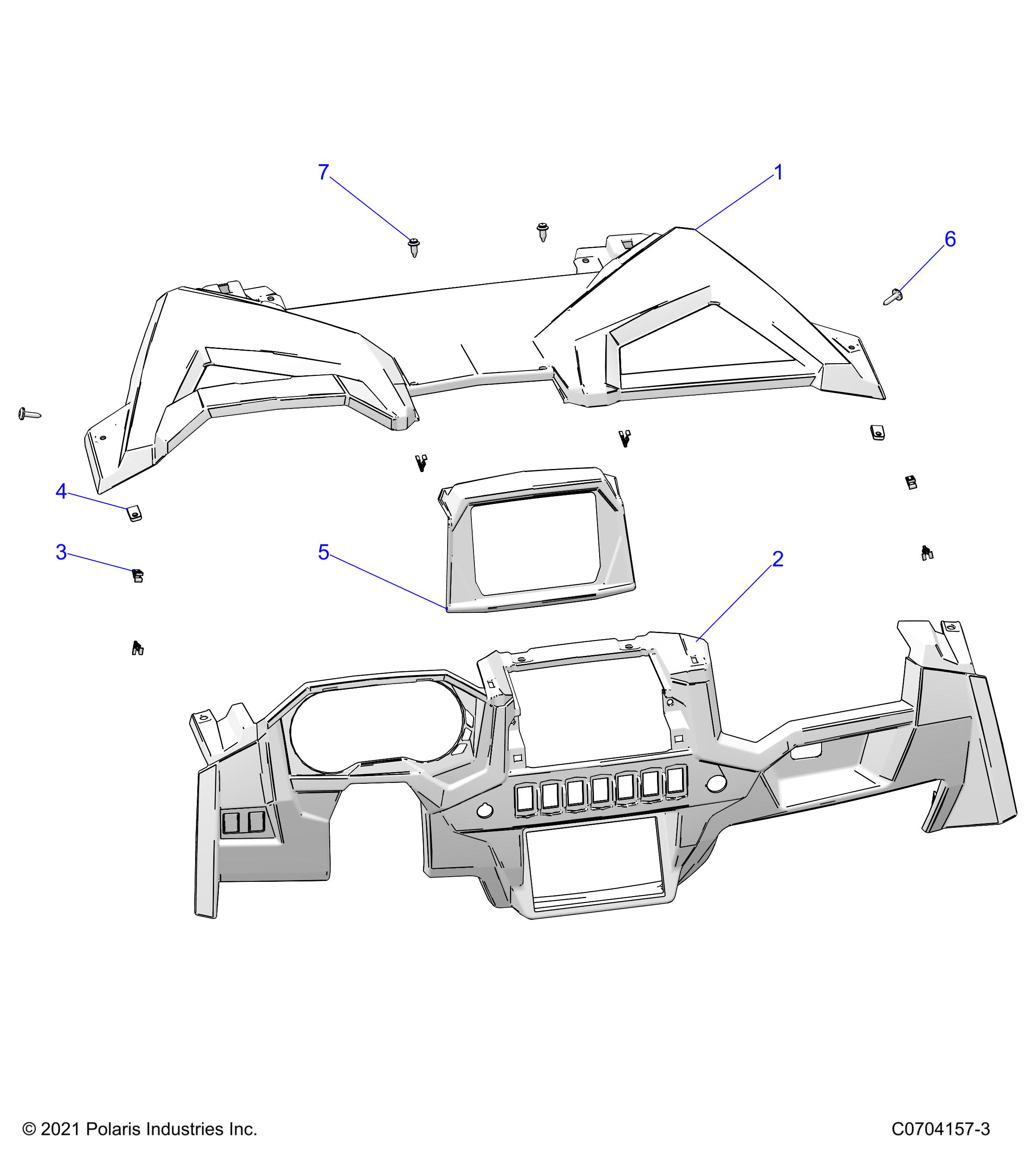 BODY, DASH, RIDE COMMAND - Z23N4V99AL/BL/AR/BR (C700248-1)