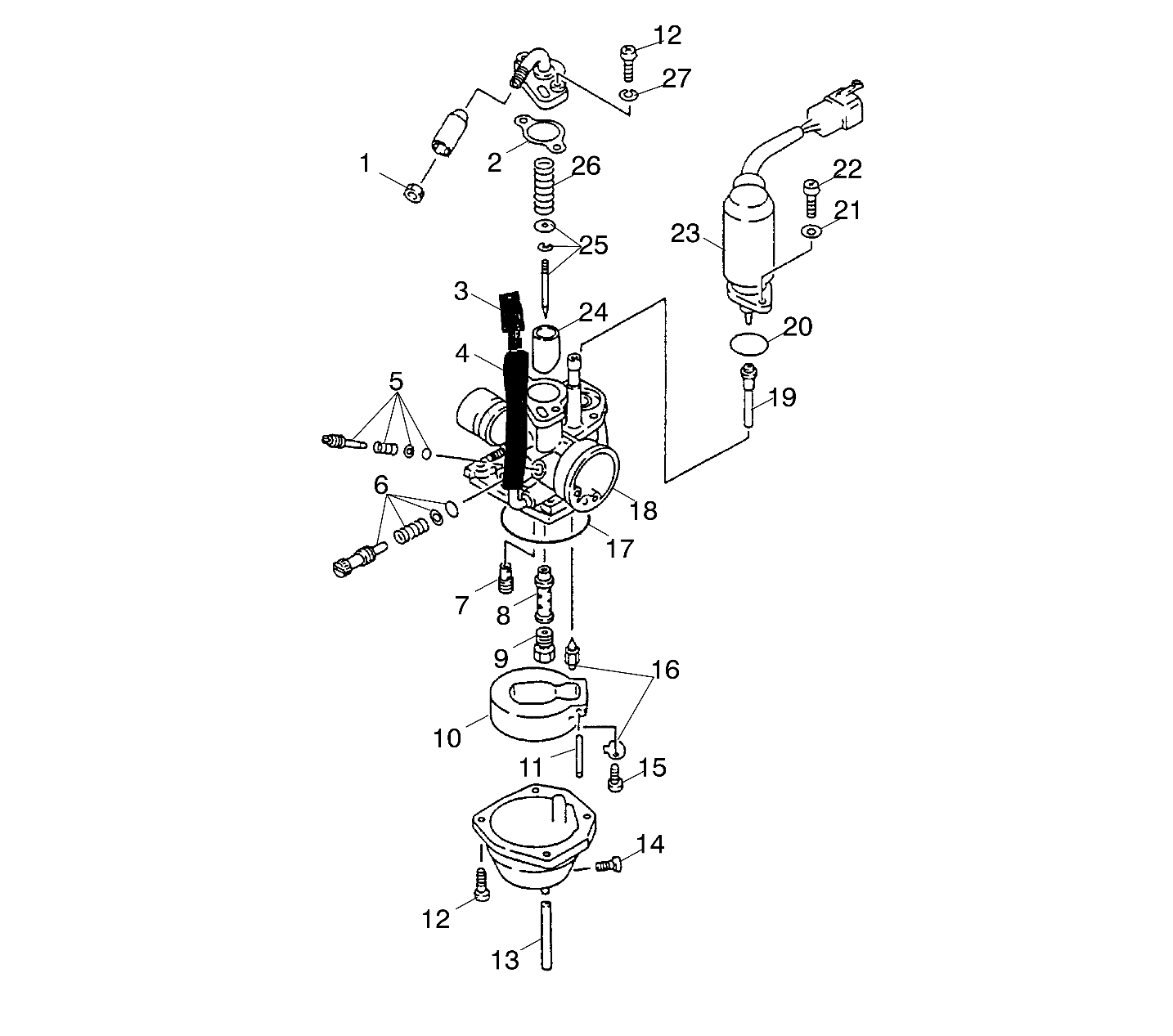 CARBURETOR - A02FA09CA/CB/CC (4970857085A08)