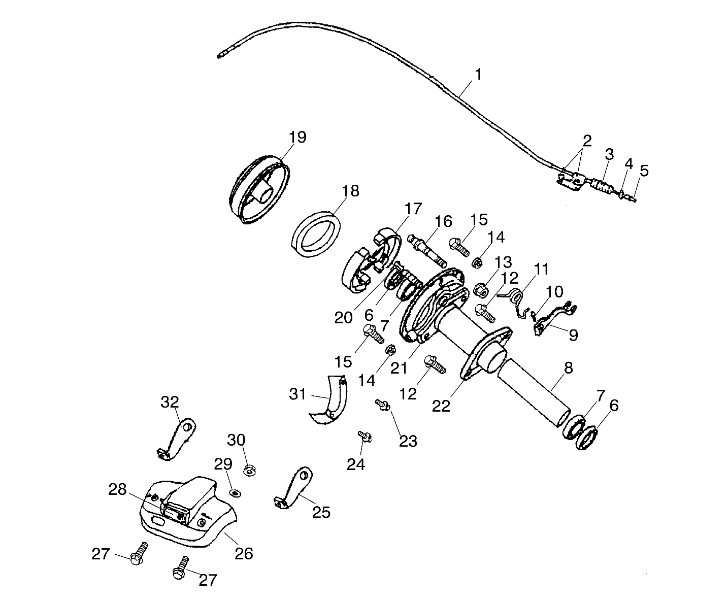 REAR BRAKE - A01FA09CA (4970887088B10)