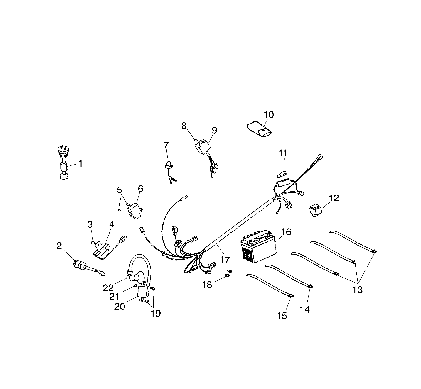 ELECTRICAL PARTS - A02EA09CA/CB/CC (4970887088C03)