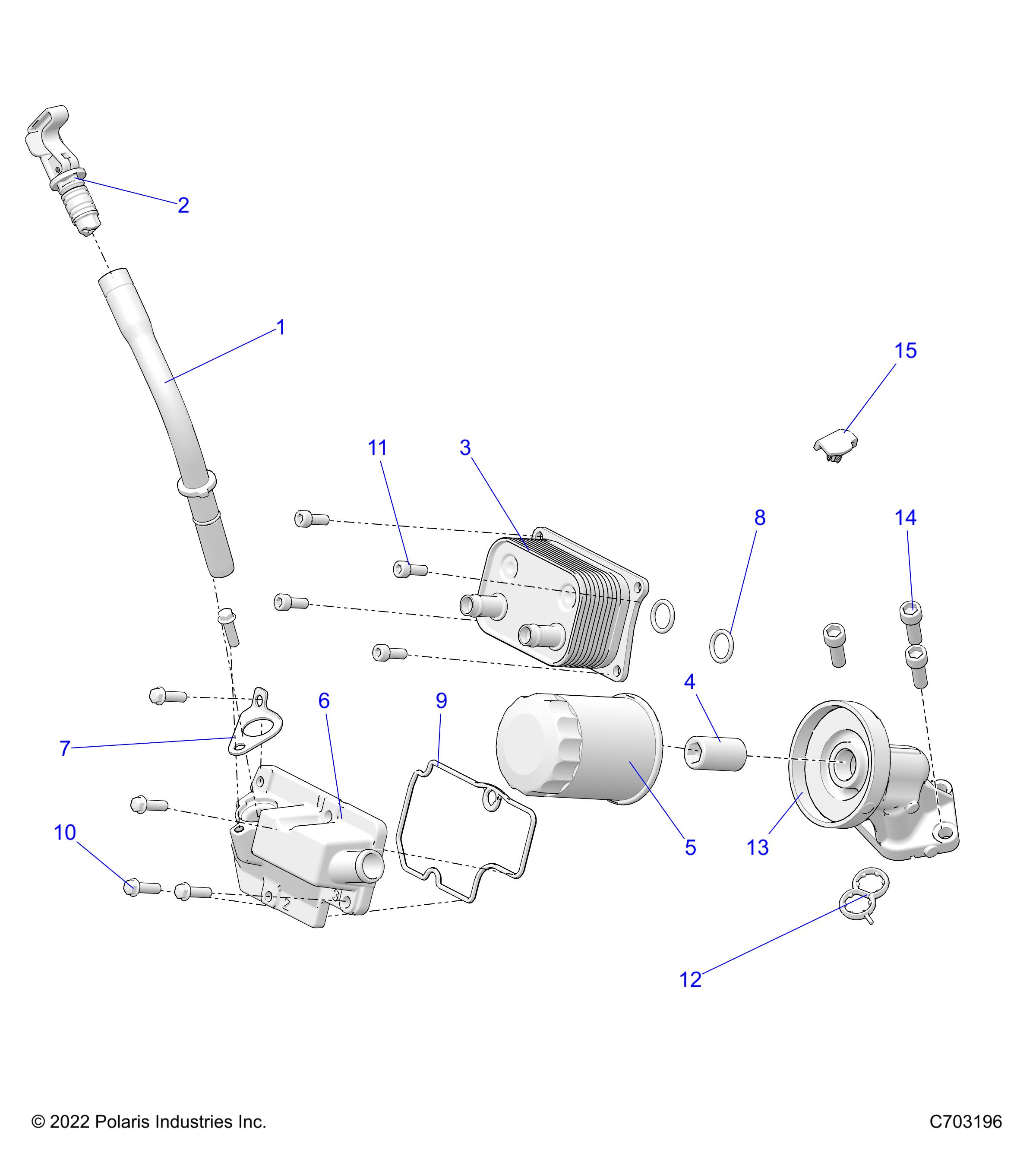 ENGINE, DIPSTICK AND OIL FILTER - Z23N4E99NR (C703196)