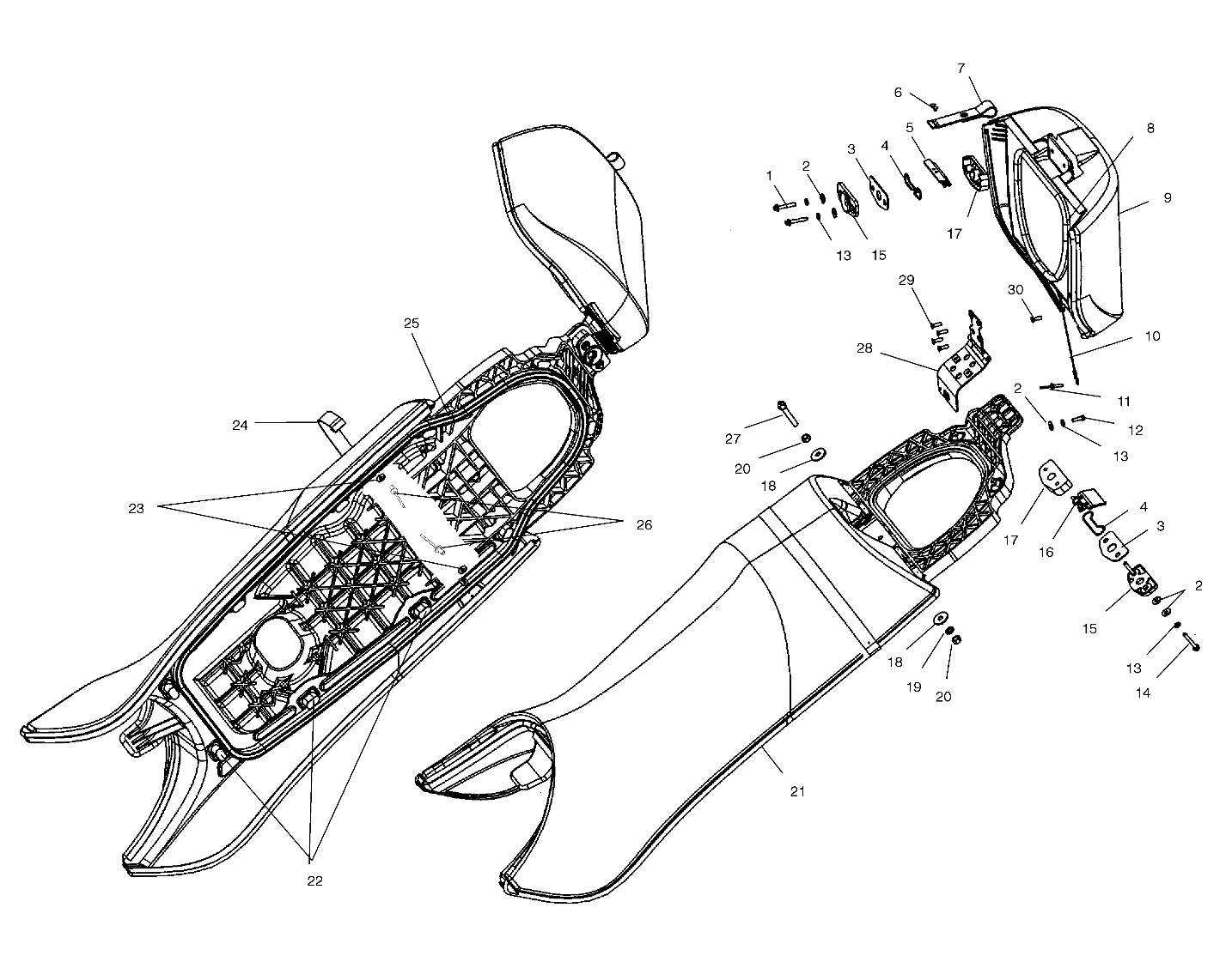 SEAT - W025197D/W025197I (4971297129A11)