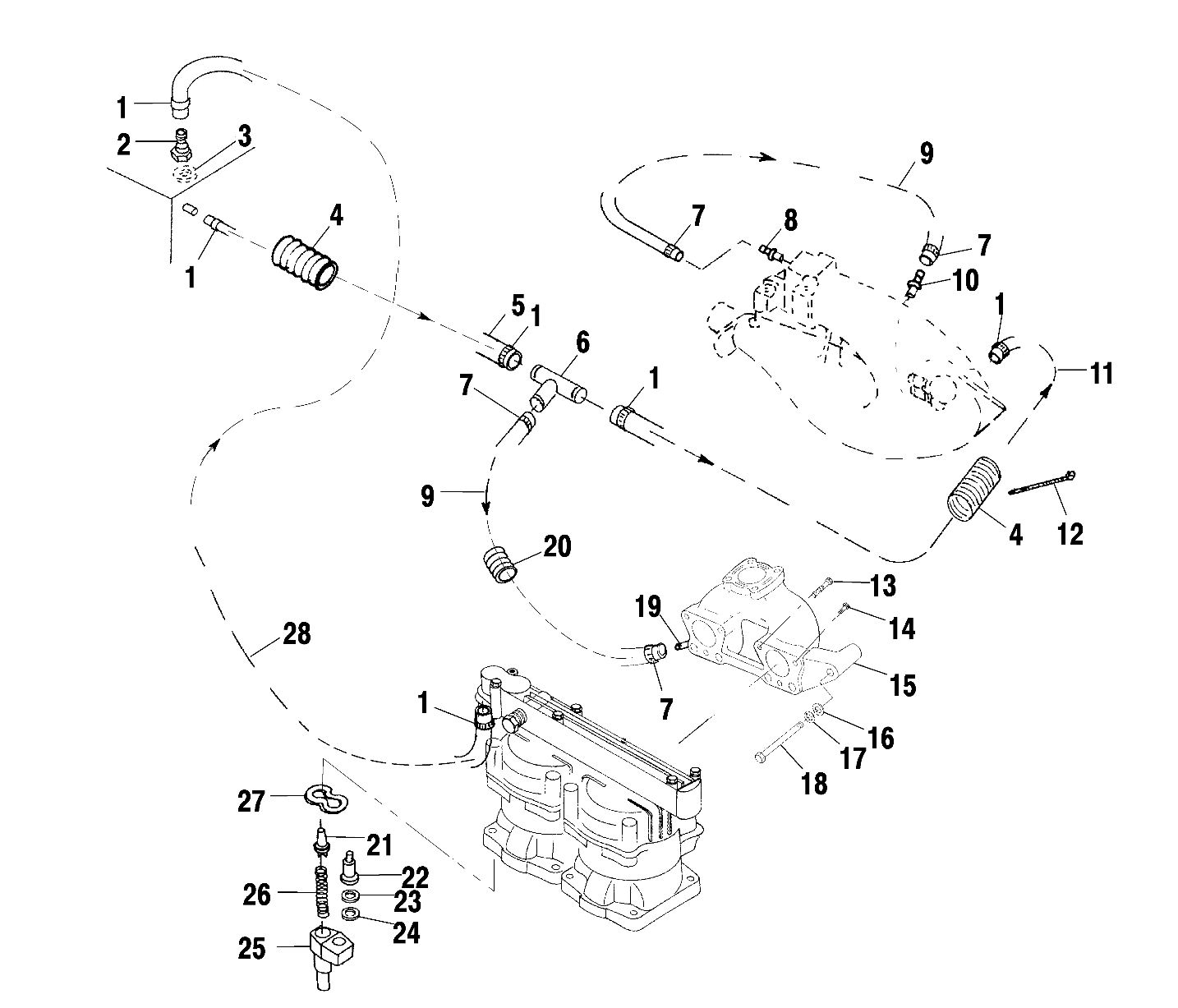 COOLING SYSTEM - W025197D/W025197I (4971297129B08)