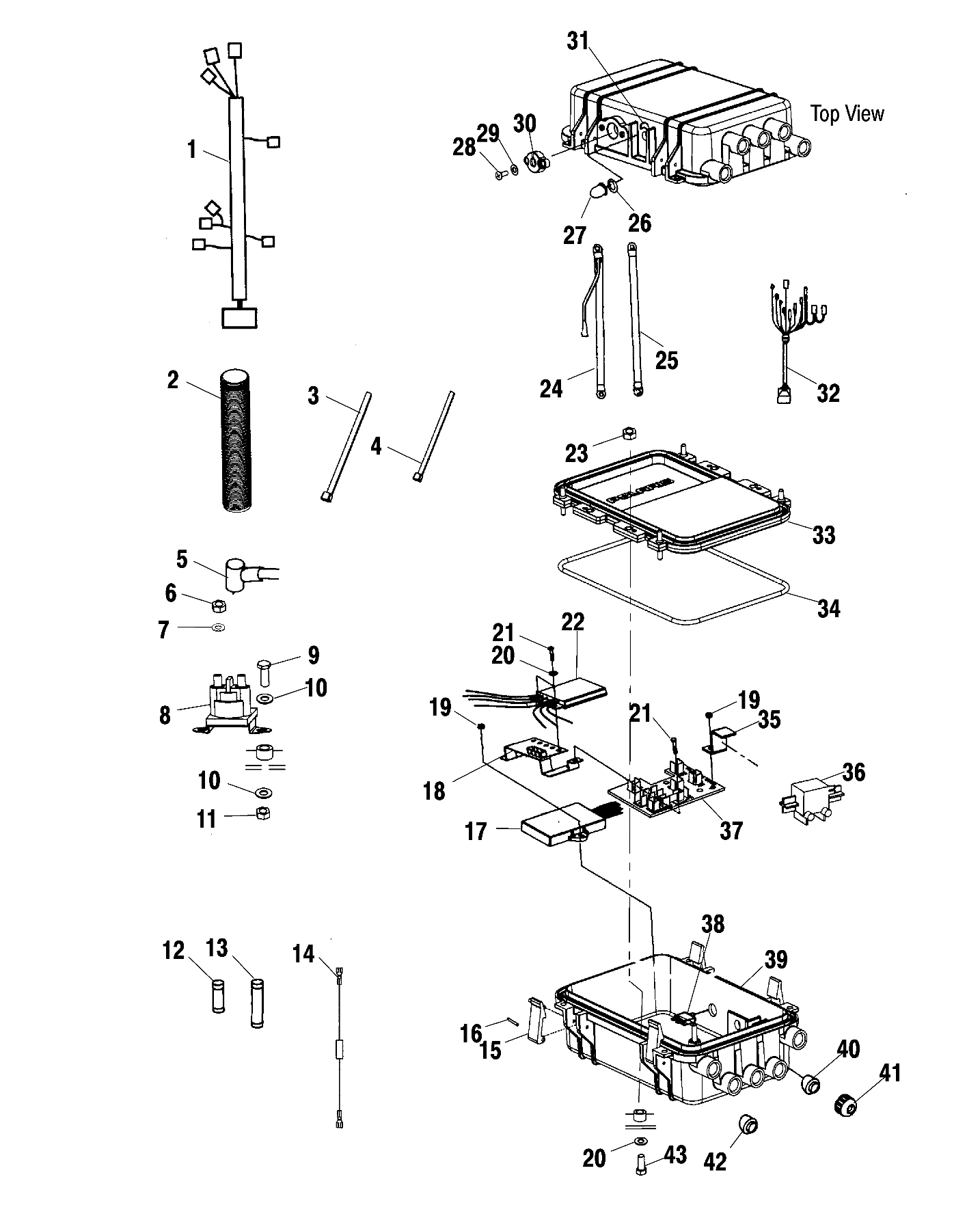 ELECTRICAL BOX - W025197D/W025197I (4971297129B13)