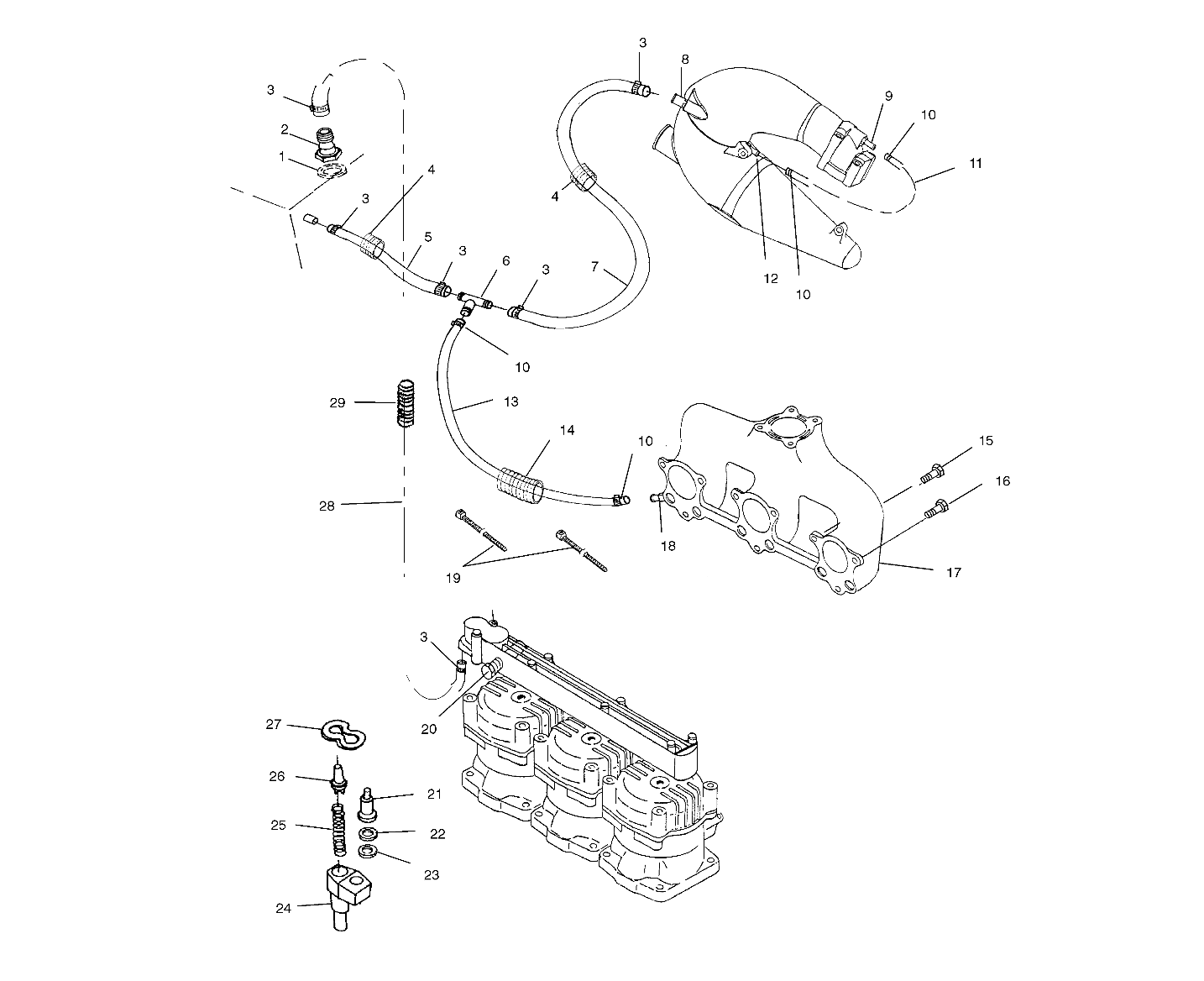 COOLING SYSTEM - W025199D/W025199I (4971327132B09)