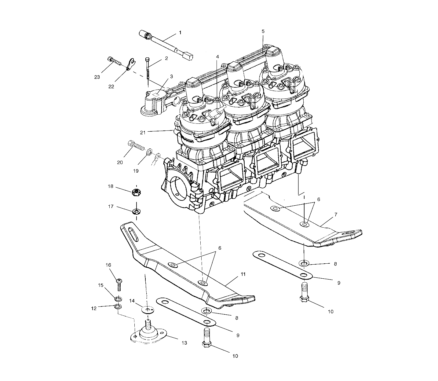 ENGINE MOUNTING - W025198C/D/I (4971357135C01)