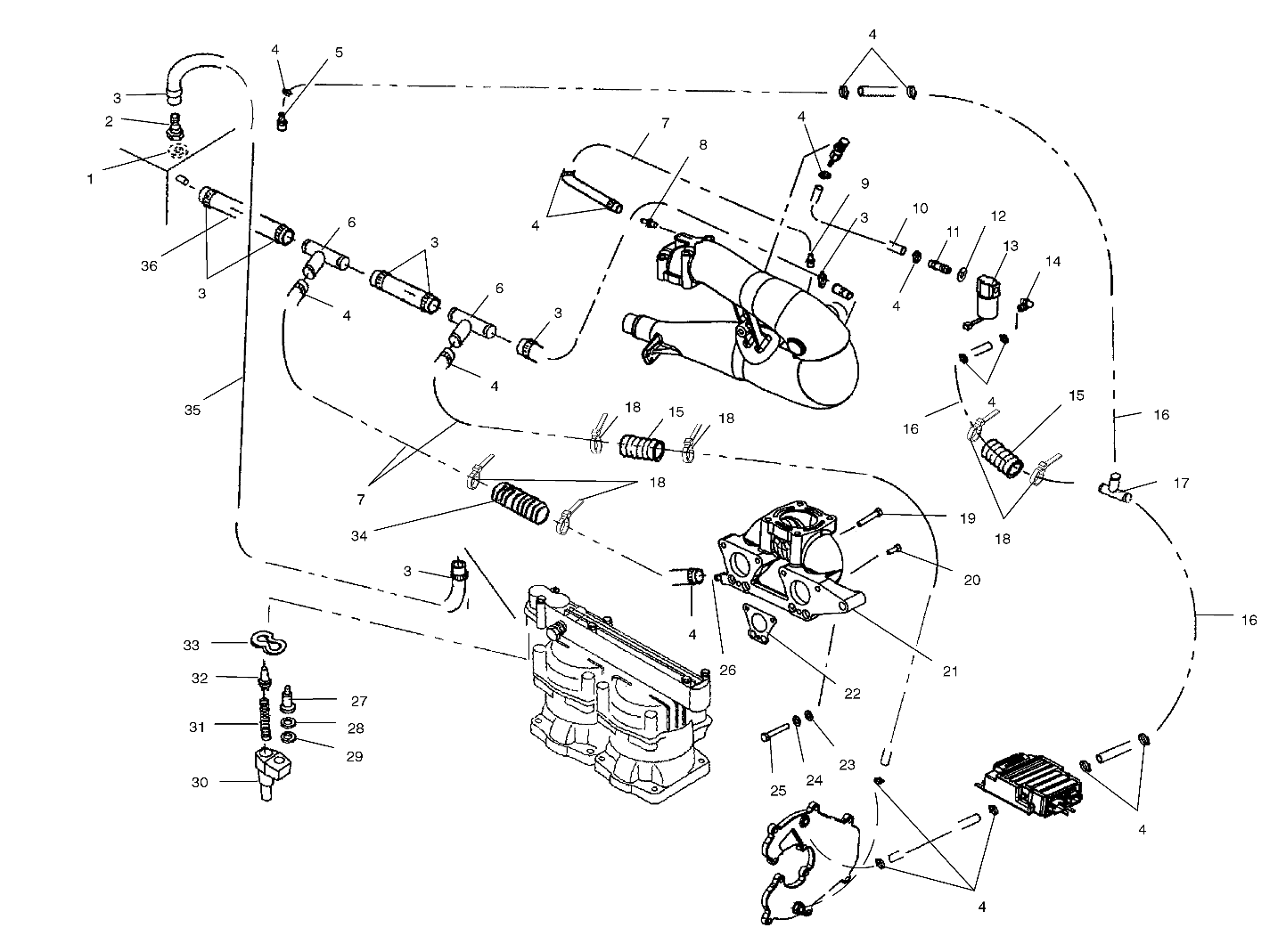 COOLING SYSTEM - W025101C/W025101D/W025101I (4971387138B08)