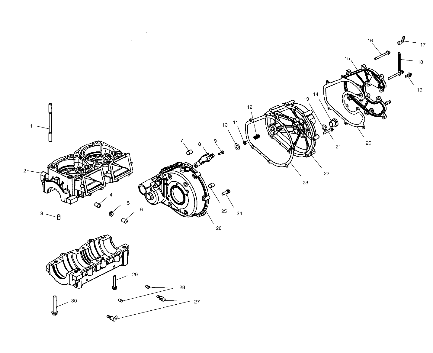 CRANKCASE - W025101C/W025101D/W025101I (4971387138C03)