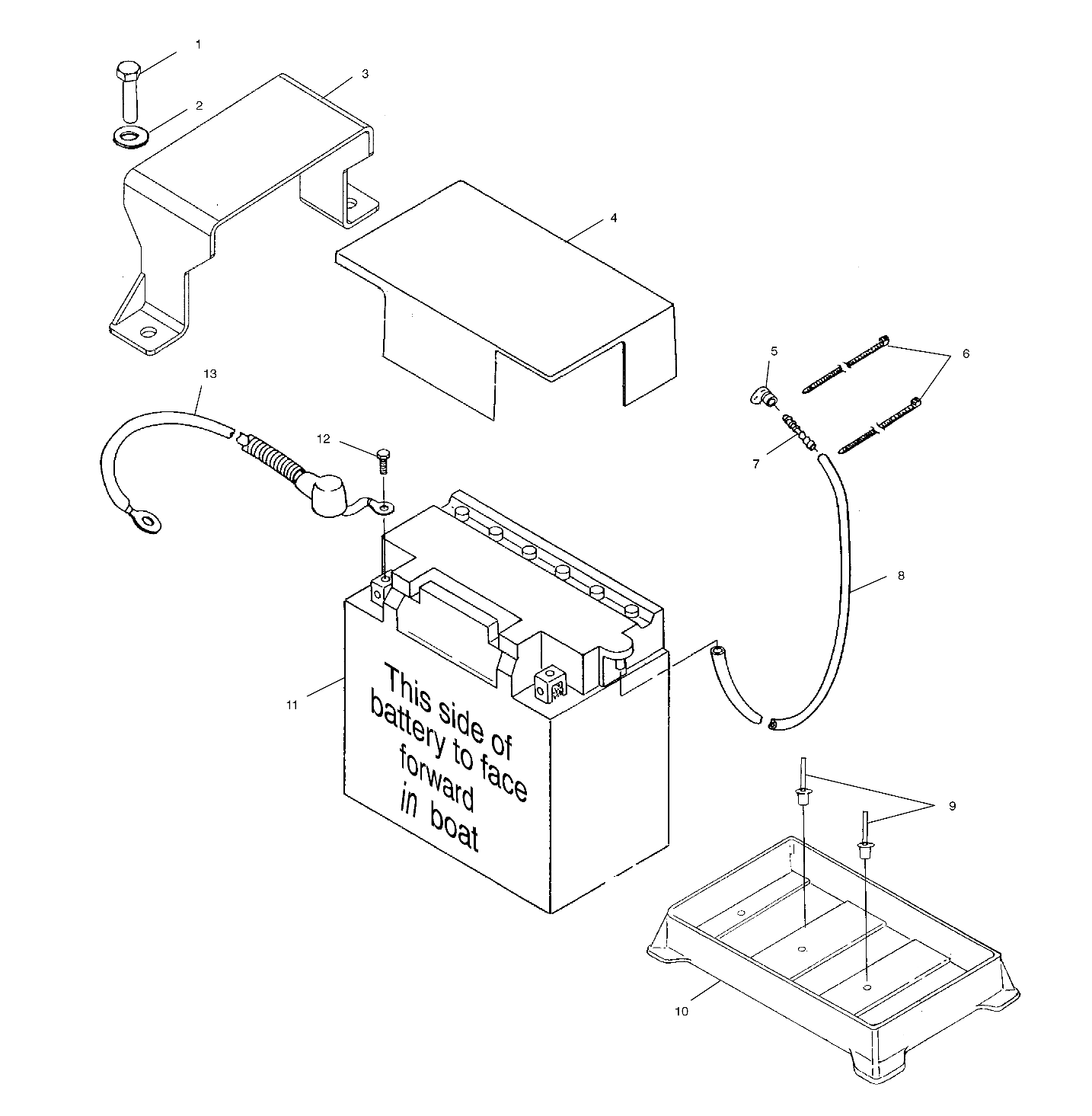 BATTERY BOX - W025099D/W025099I (4971417141B14)