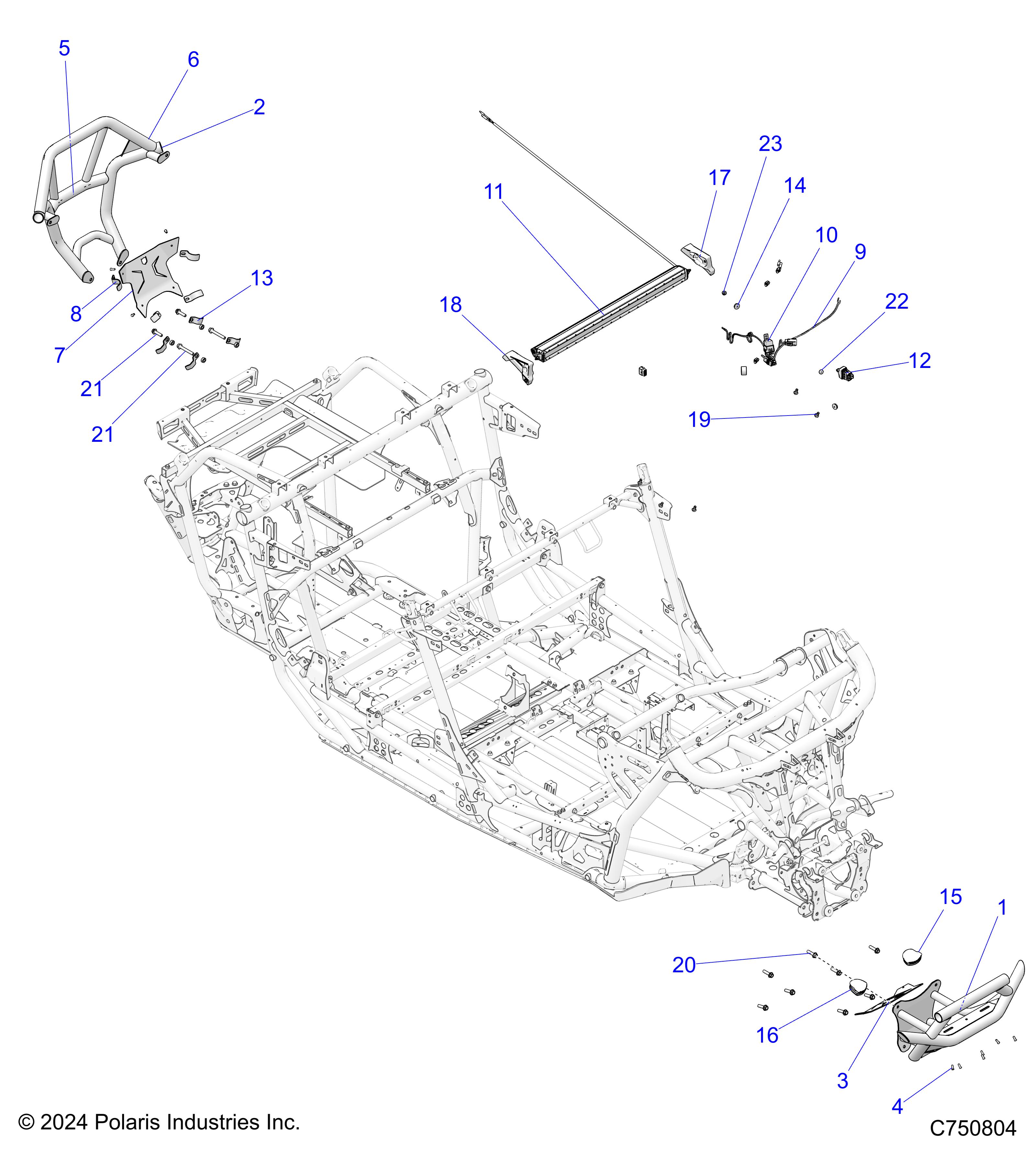 ACCESSORY, BUMPERS AND ROCKERS - Z25RPP2KAE/BE (C750799)