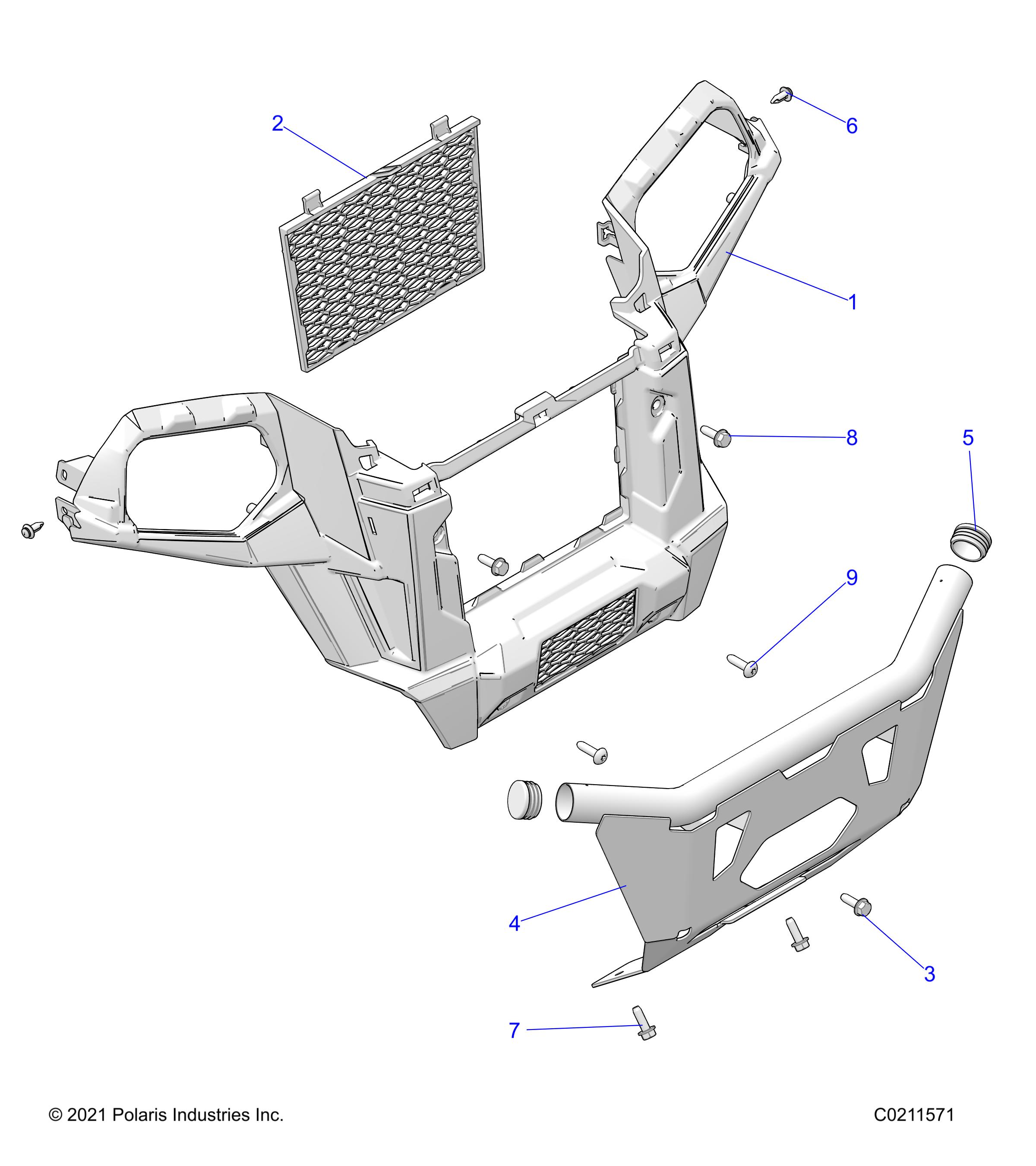 BODY, FRONT BUMPER - A22SGE95PN (C0211571)