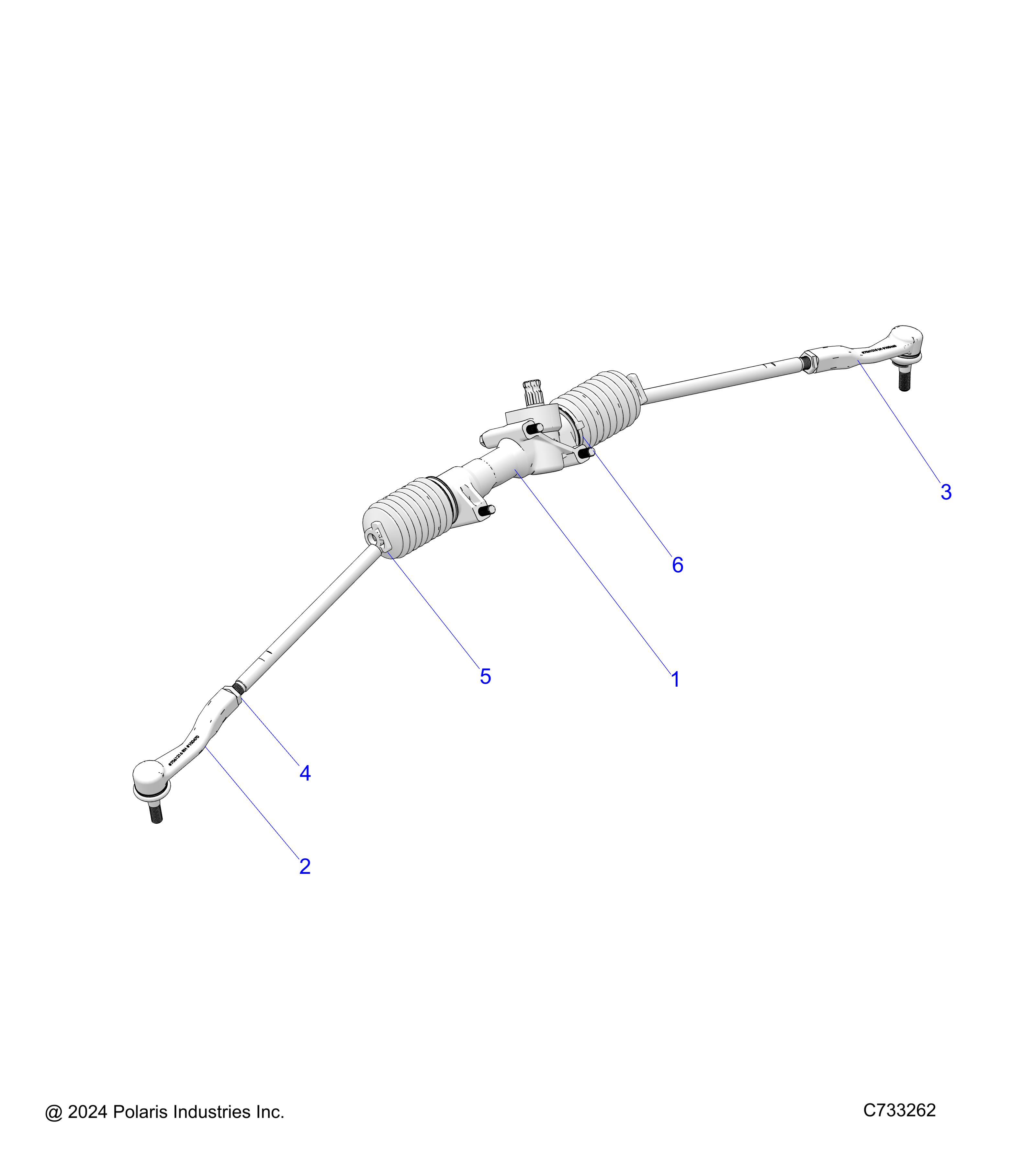 STEERING, STEERING GEARBOX - R25TAS99CK (C733262)