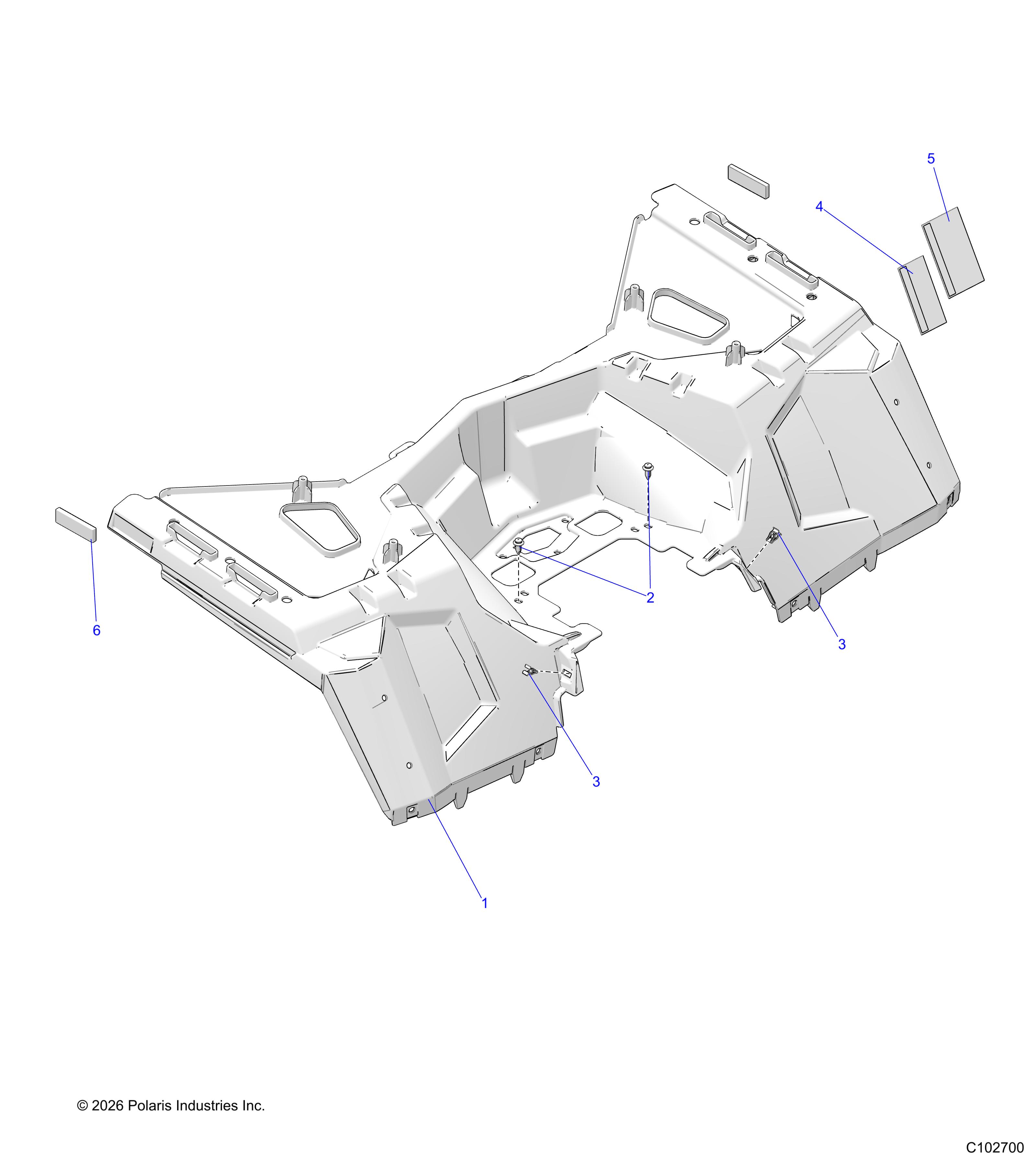 BODY, REAR CAB - A26SXR95AG (C102700)