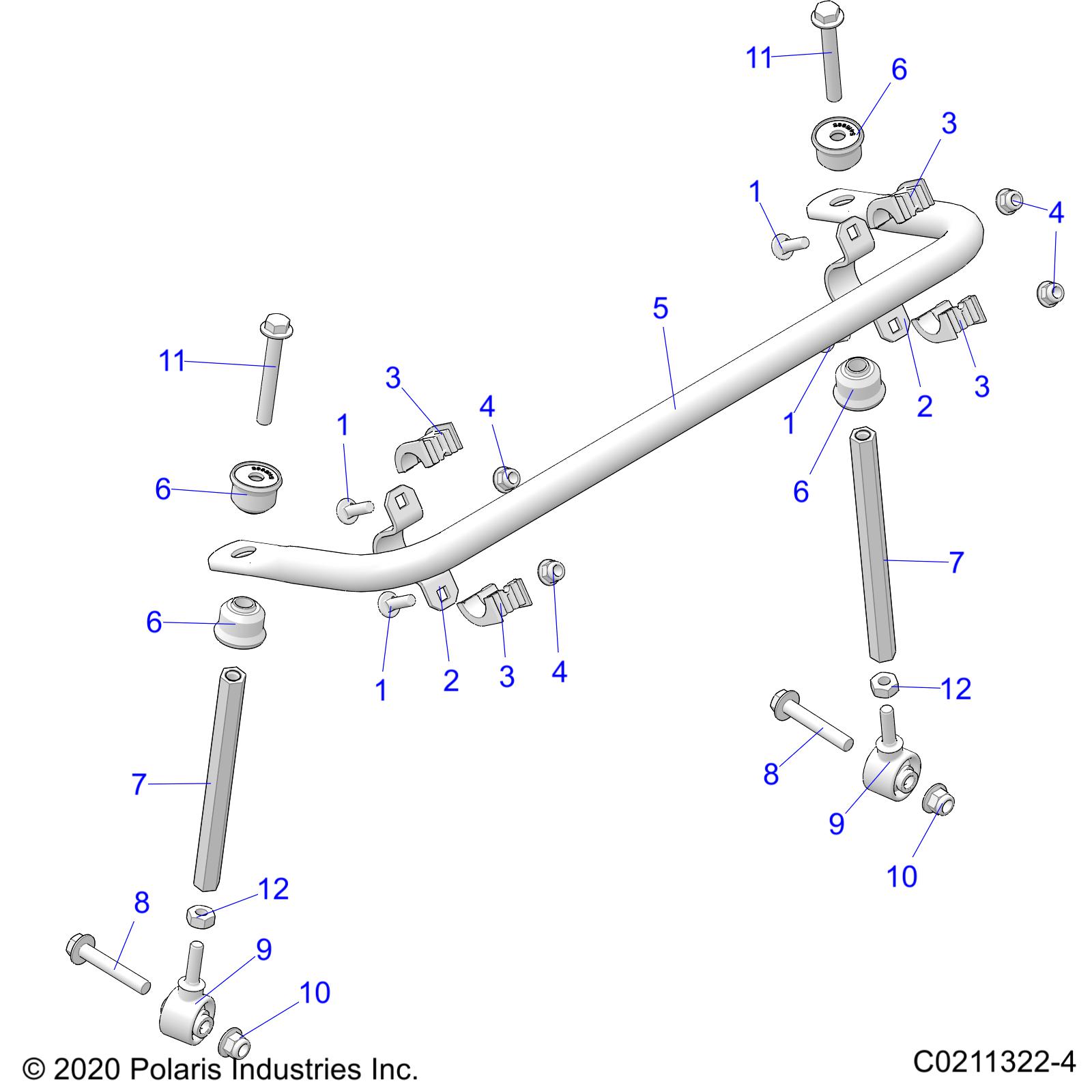 SUSPENSION, STABILIZER BAR  - A25SXD95A9 (C0211322)