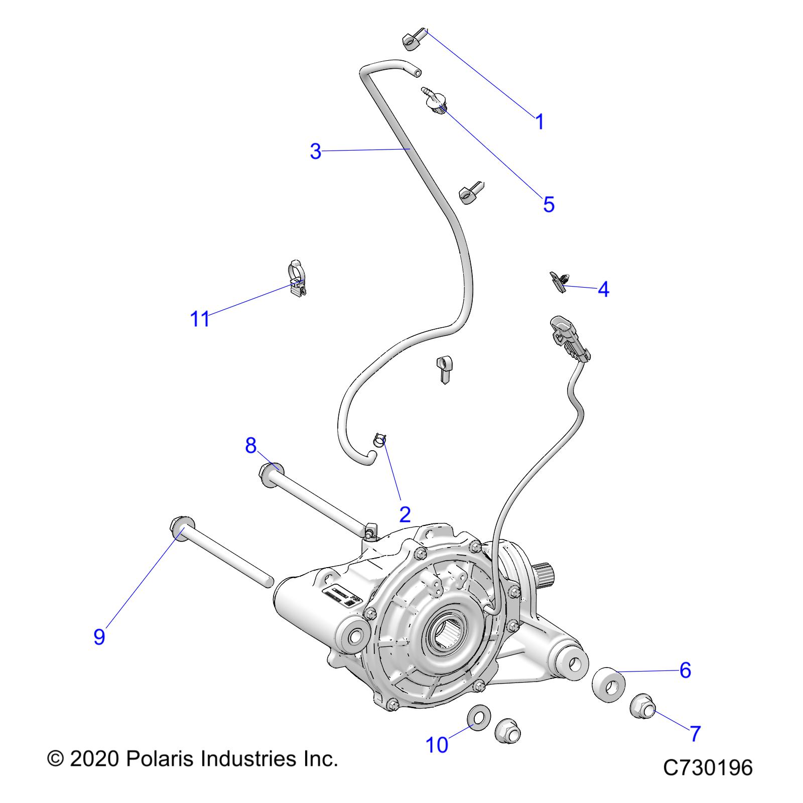 DRIVE TRAIN, FRONT GEARCASE MOUNTING - R23RRE99JA (C730196)