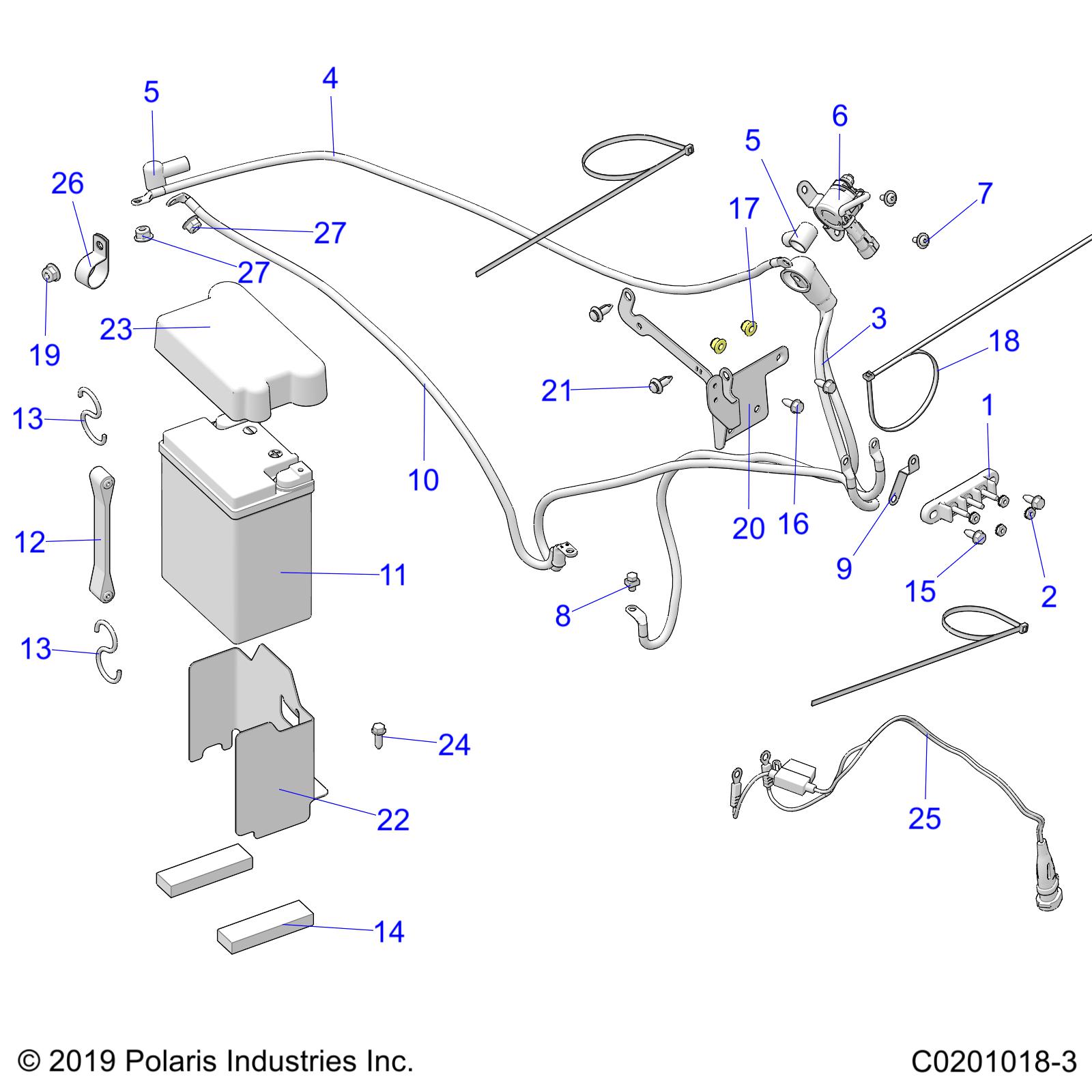 ELECTRICAL, BATTERY - A21S6E57F1/FL (C0201018-3)