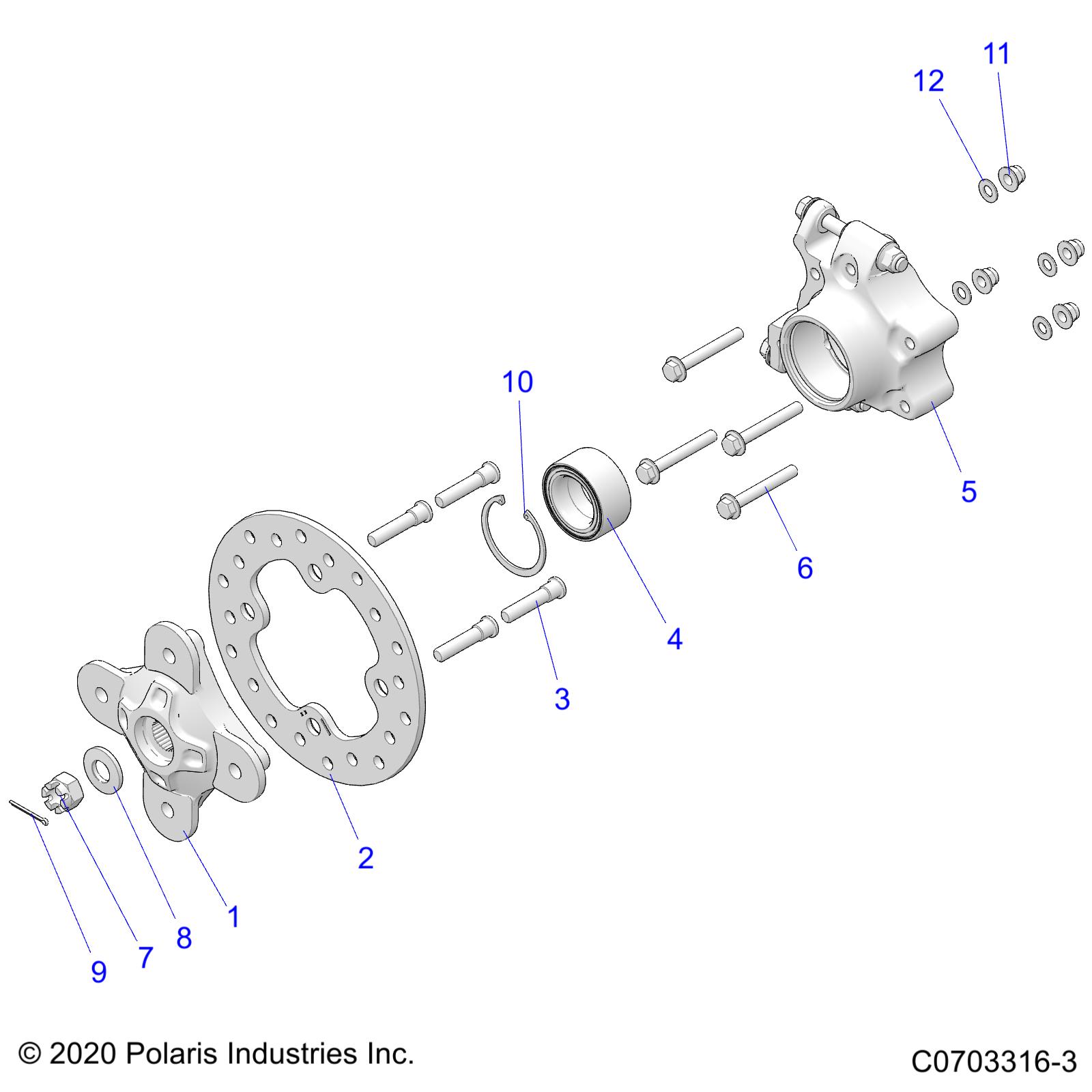 SUSPENSION, REAR CARRIER - Z21NAR99AN/BN (C0703316-3)