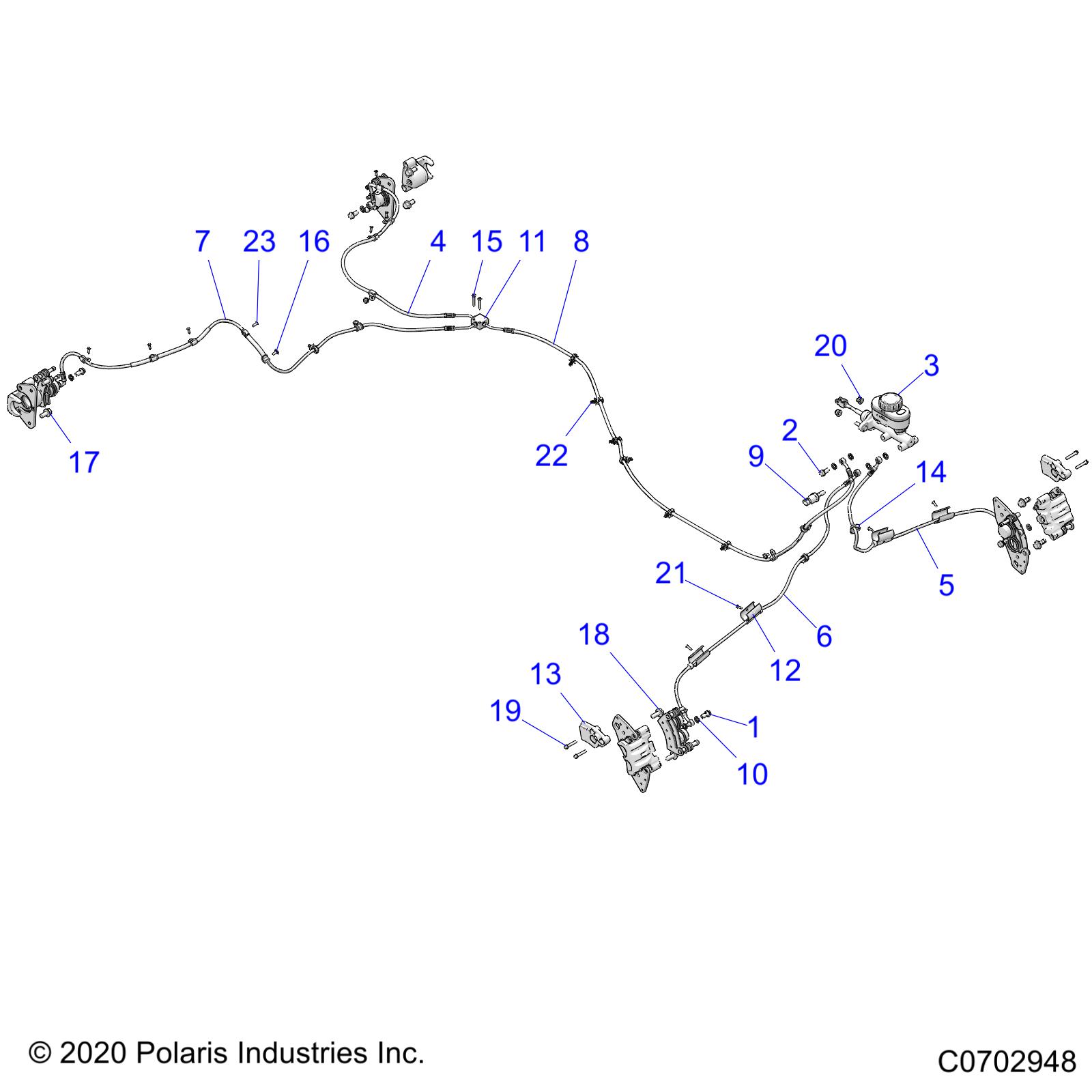 BRAKES, BRAKE LINES and MASTER CYLINDER - D26P4ED4D4 (C0702948)