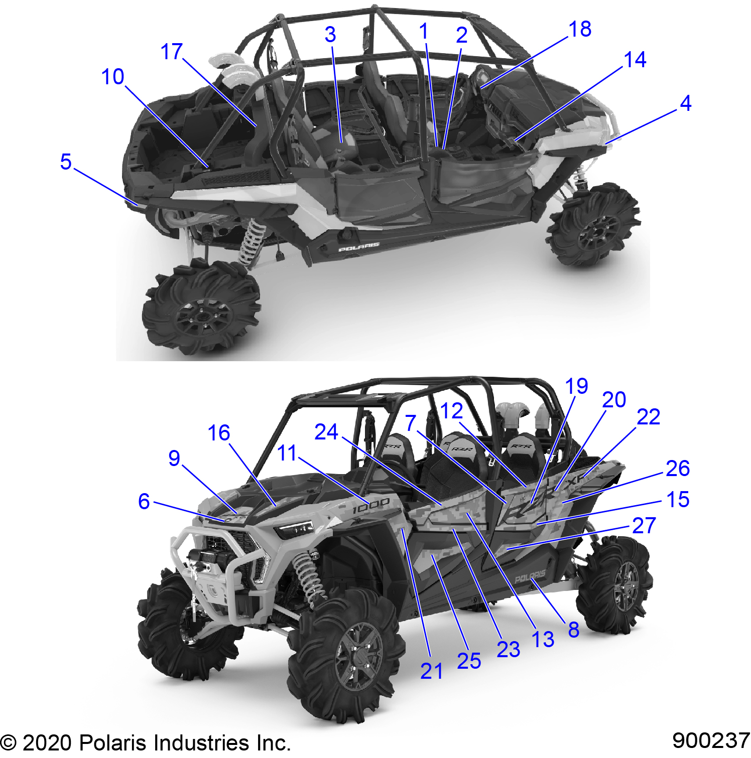 BODY, DECALS - Z21N4M99AG (900237)