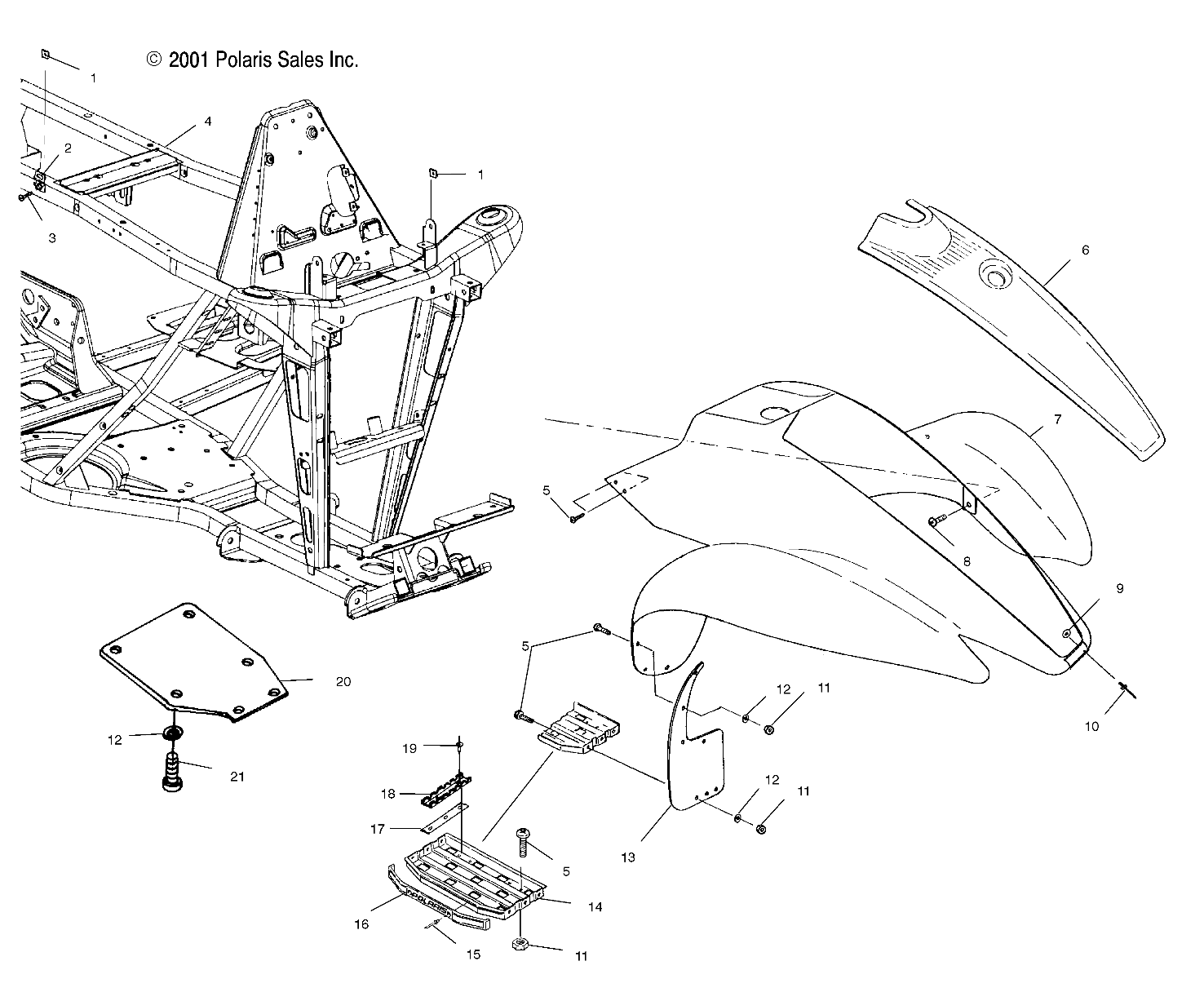 FRONT CAB - A02BG38CA (4974677467A03)