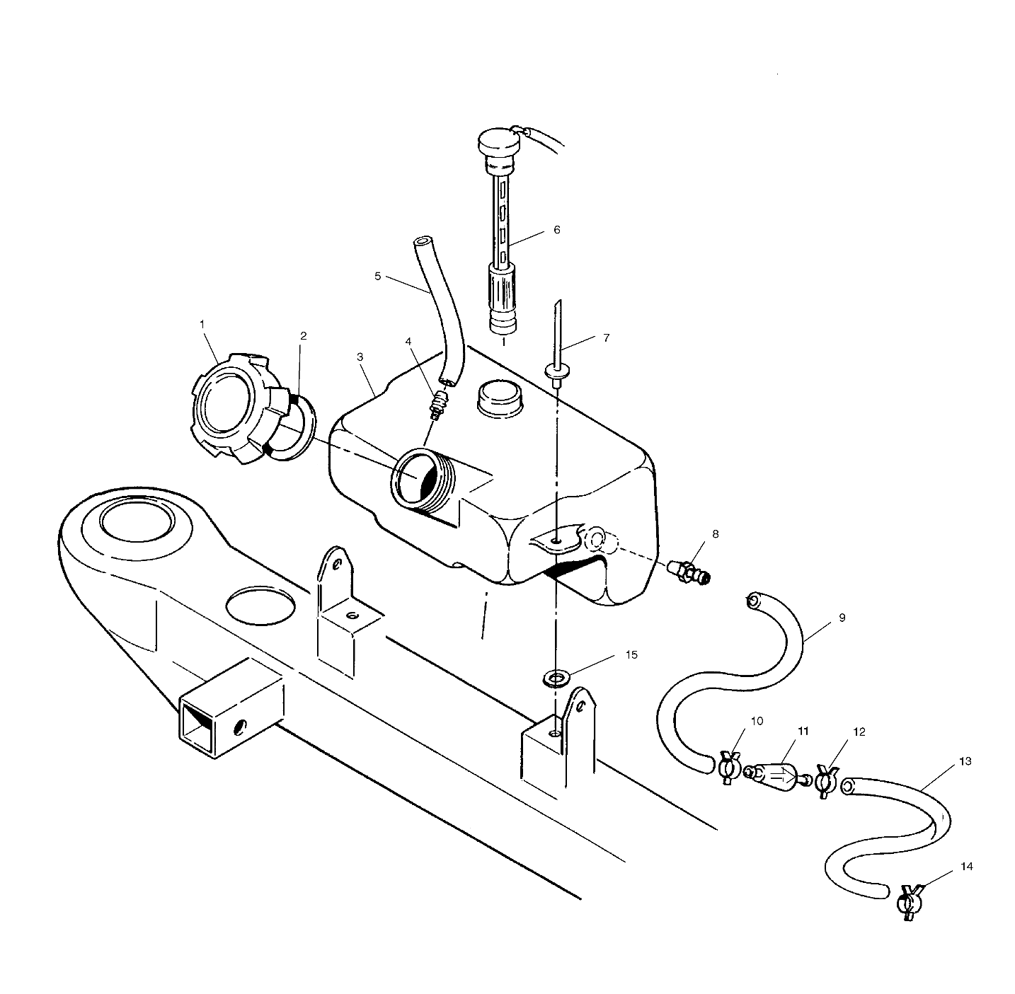 OIL TANK - A02BG38CA (4974677467A09)