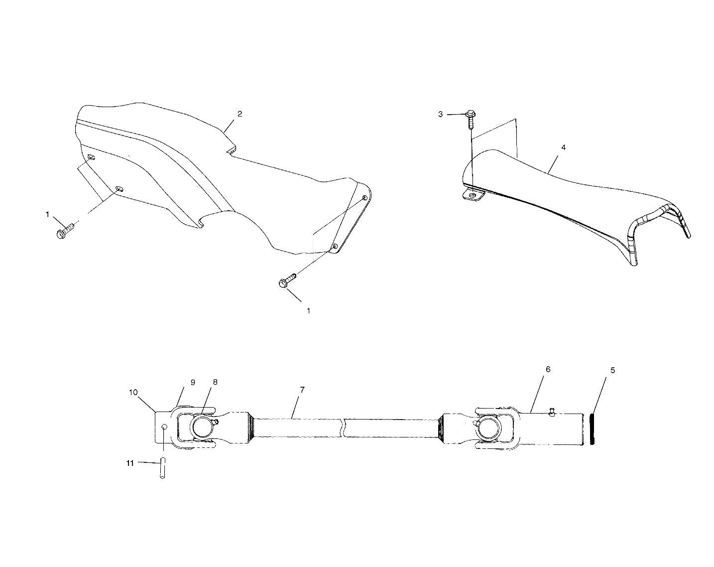 PROP SHAFT - A02BG38CA (4974677467B05)