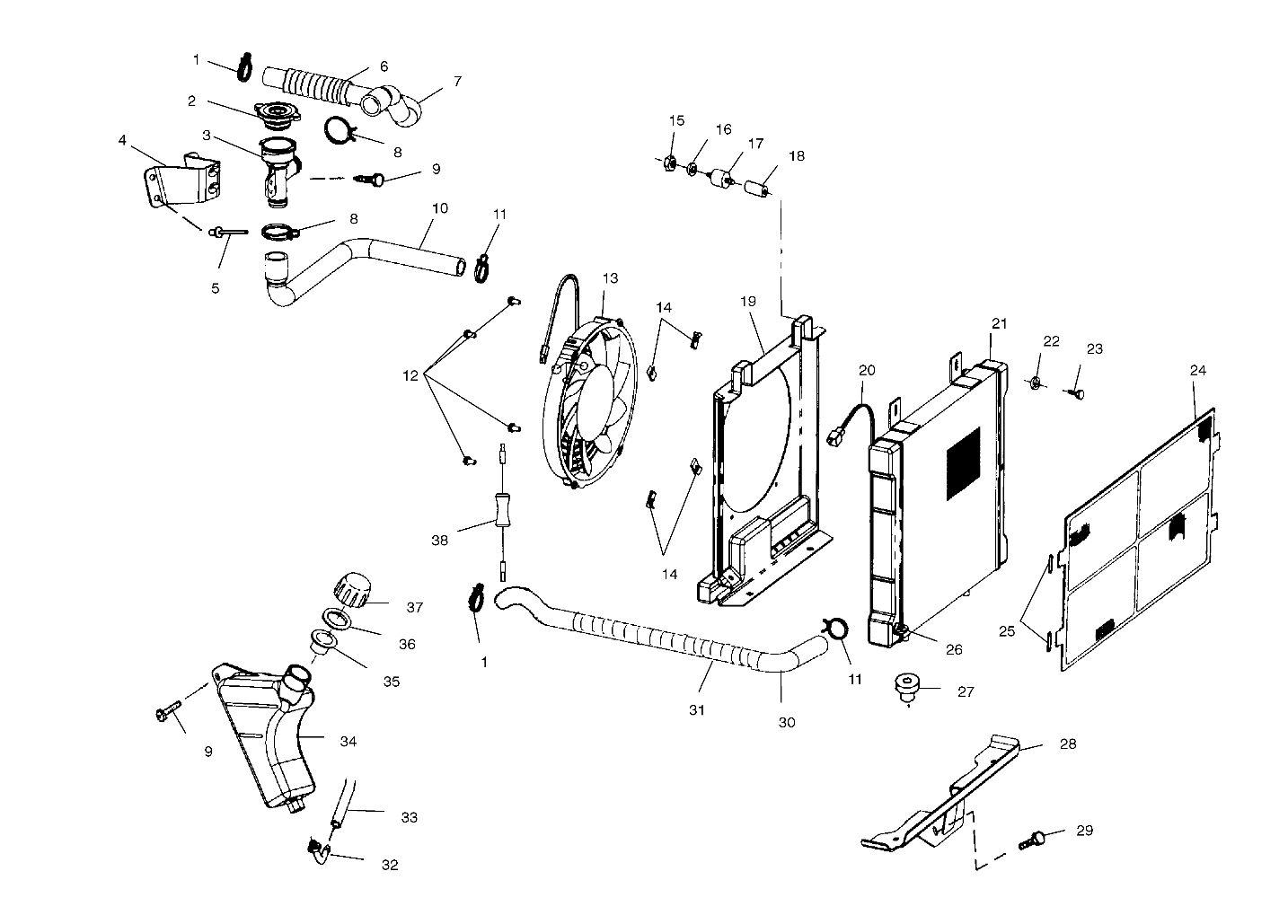 COOLING SYSTEM - A02CB50FC (4974857485A09)