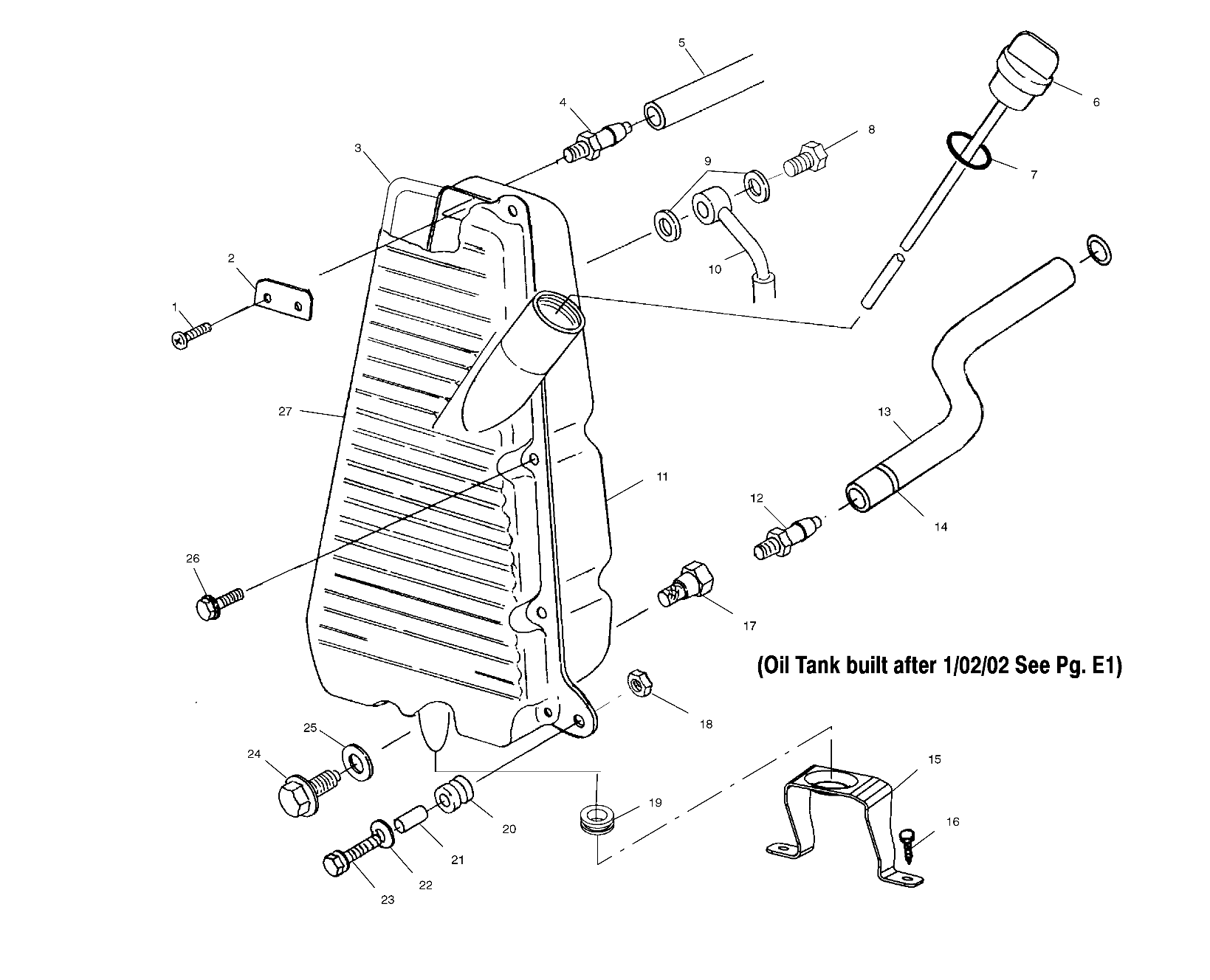 OIL TANK (If Built Before 1/02/02) - A02CB50FC (4974857485B11)