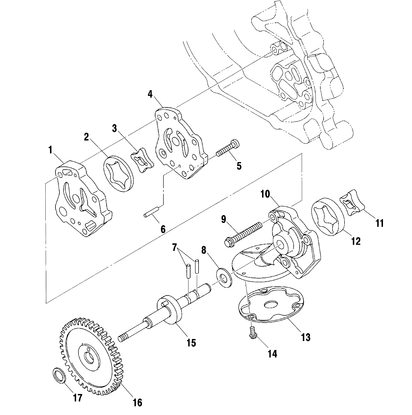 OIL PUMP - A02CB50FC (4974857485D09)