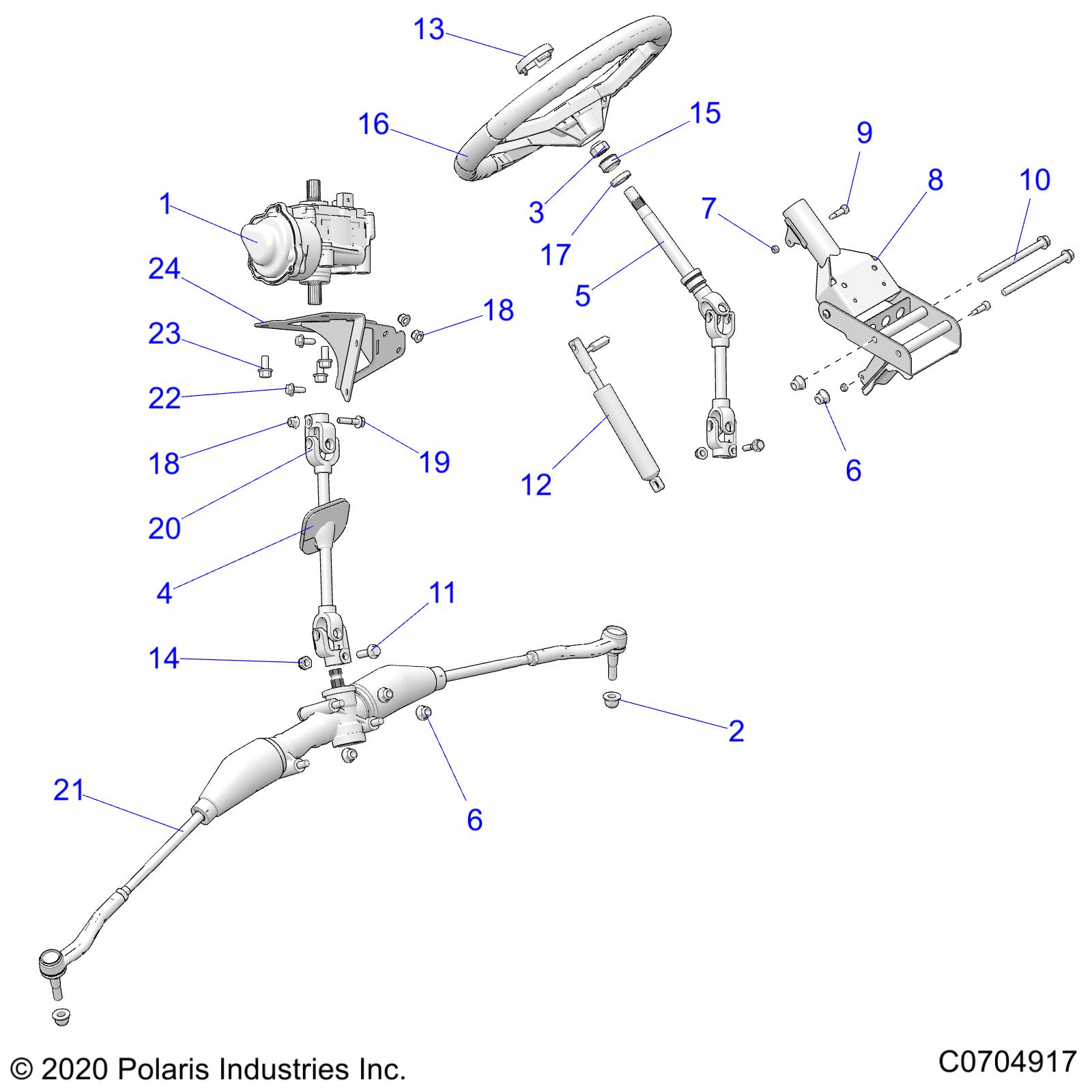 STEERING, STEERING ASM. - R24T6E99NM (C0704917)