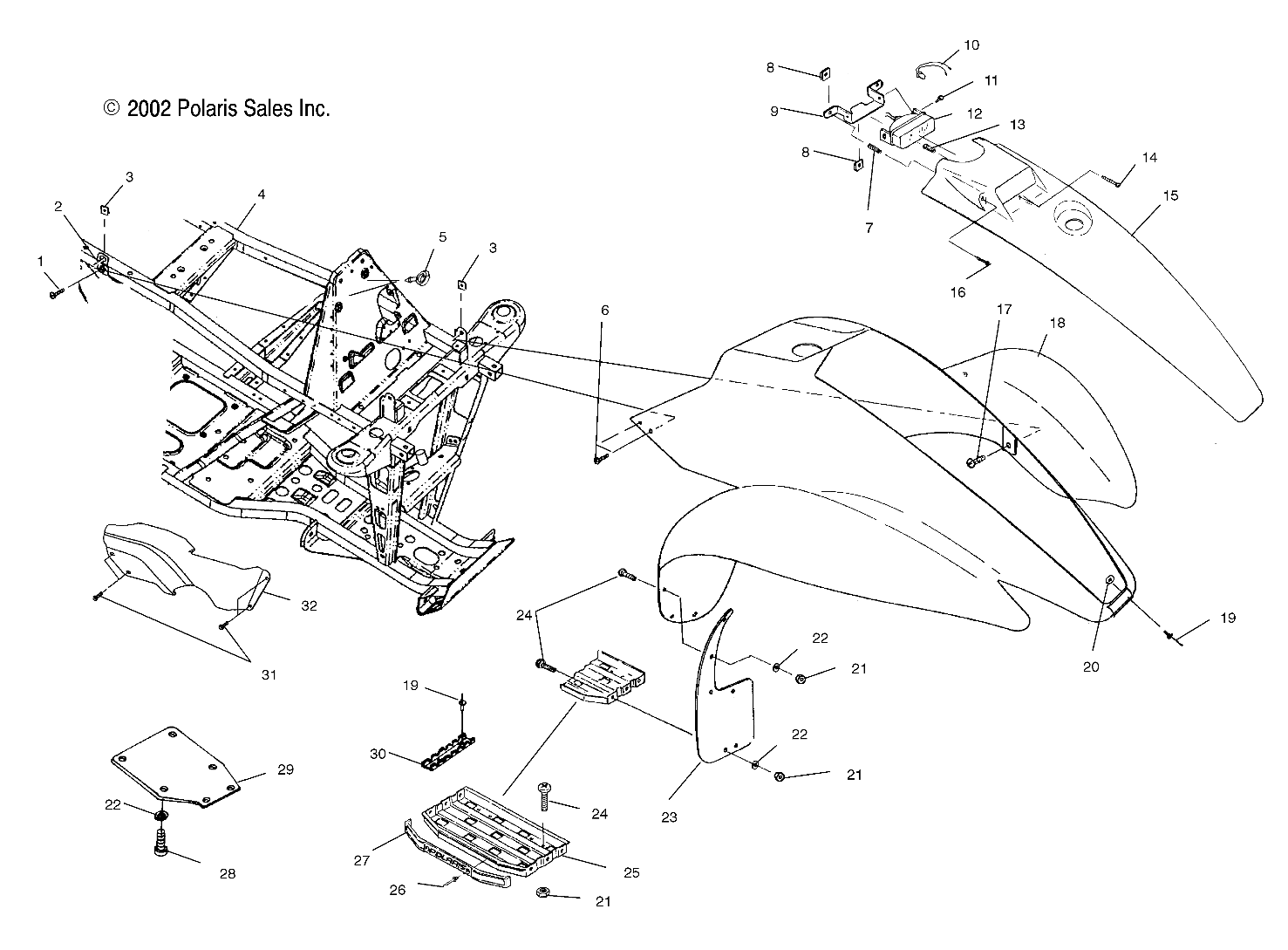 FRONT CAB - A03BA25CA/CB (4975037503A03)