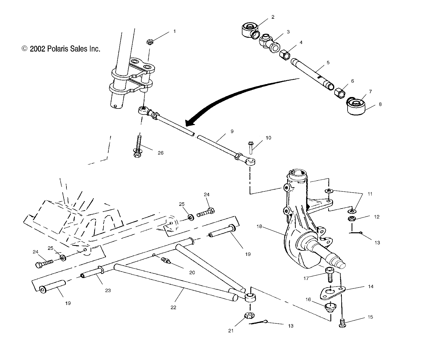 A-ARM/STRUT MOUNTING - A03BA25CA/CB (4975037503B01)