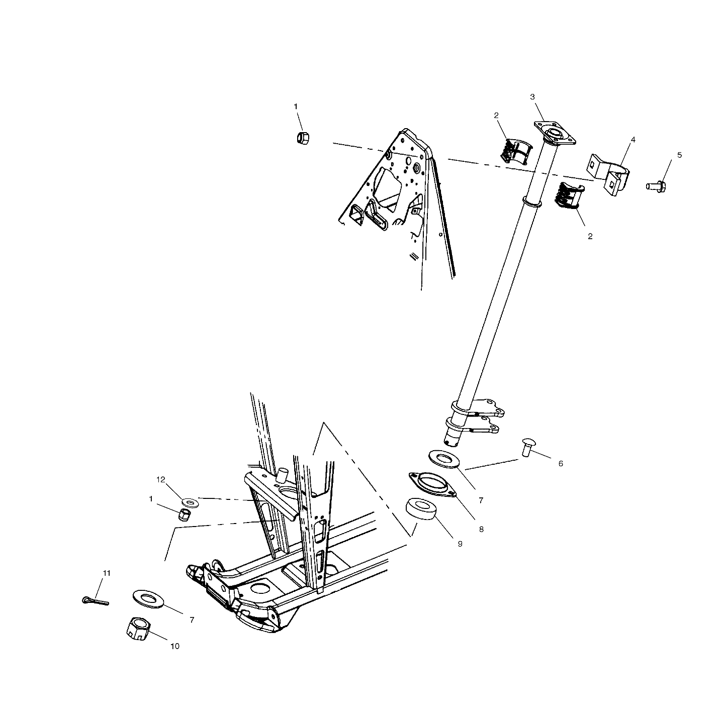 STEERING POST - A03BG50AA (4975117511B07)