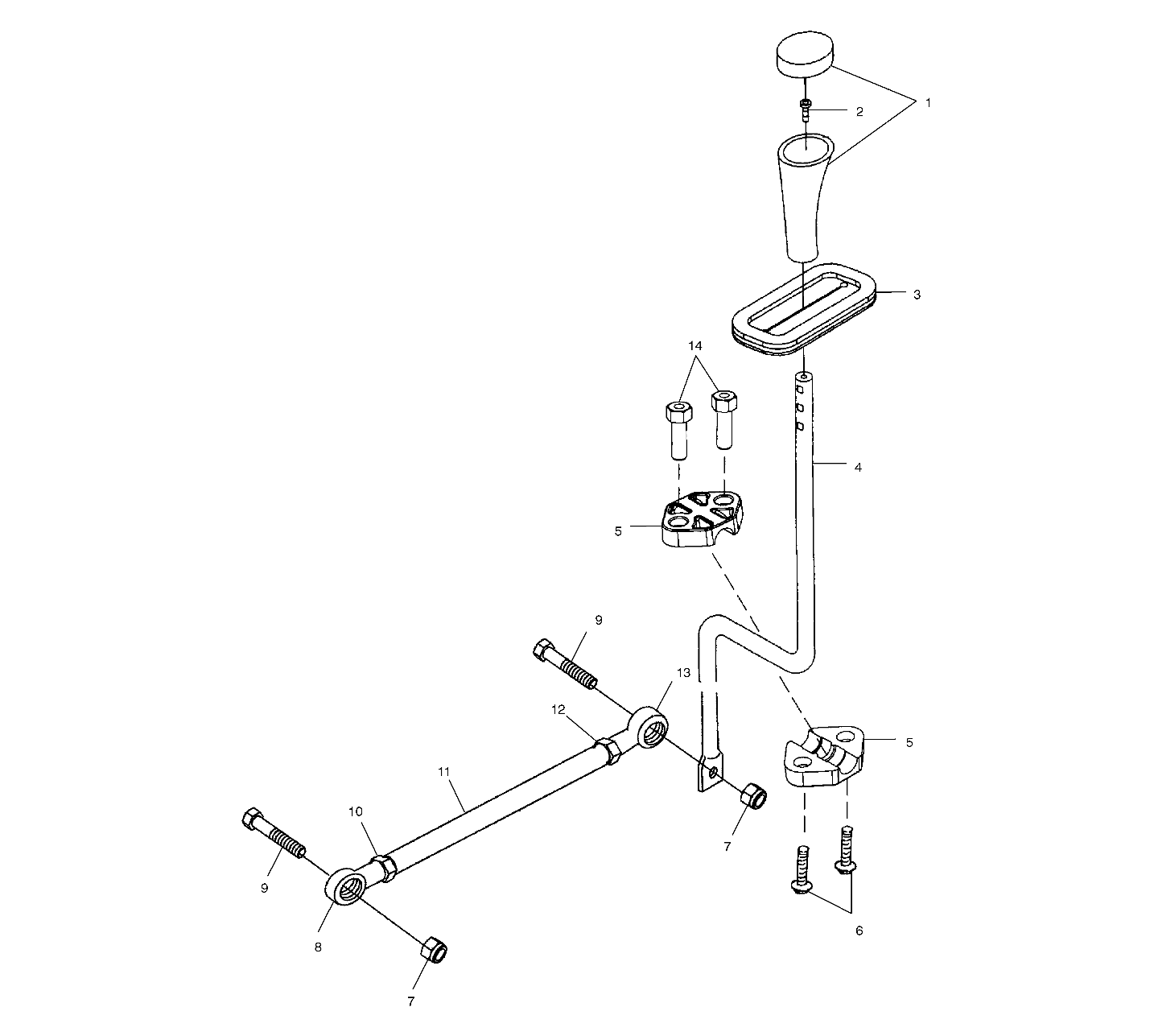 GEAR SELECTOR - A03BG50AA (4975117511C08)