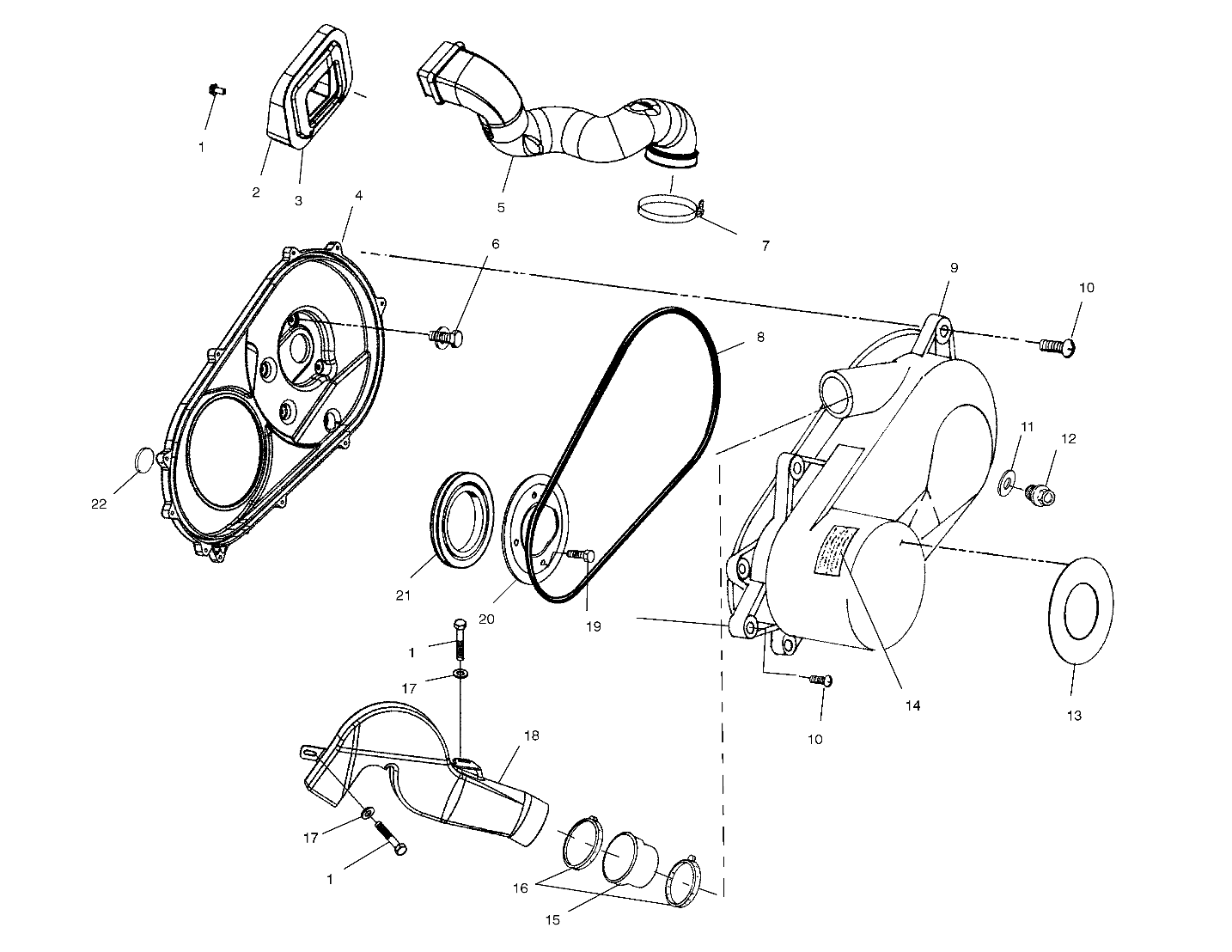 CLUTCH COVER - A04CB32AA/FC (4975217521C05)