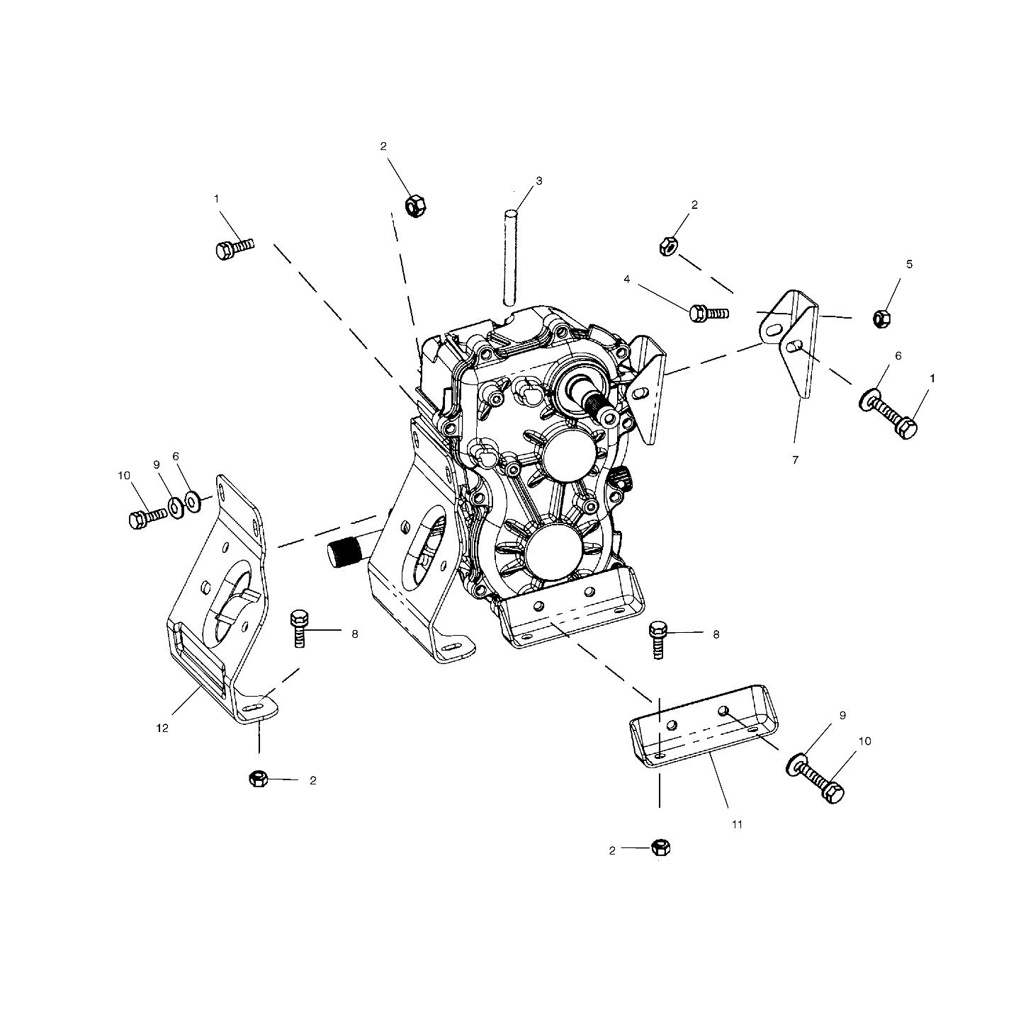 TRANSMISSION MOUNTING - A03CD32AA/AB/AC/FB (4975217521D02)