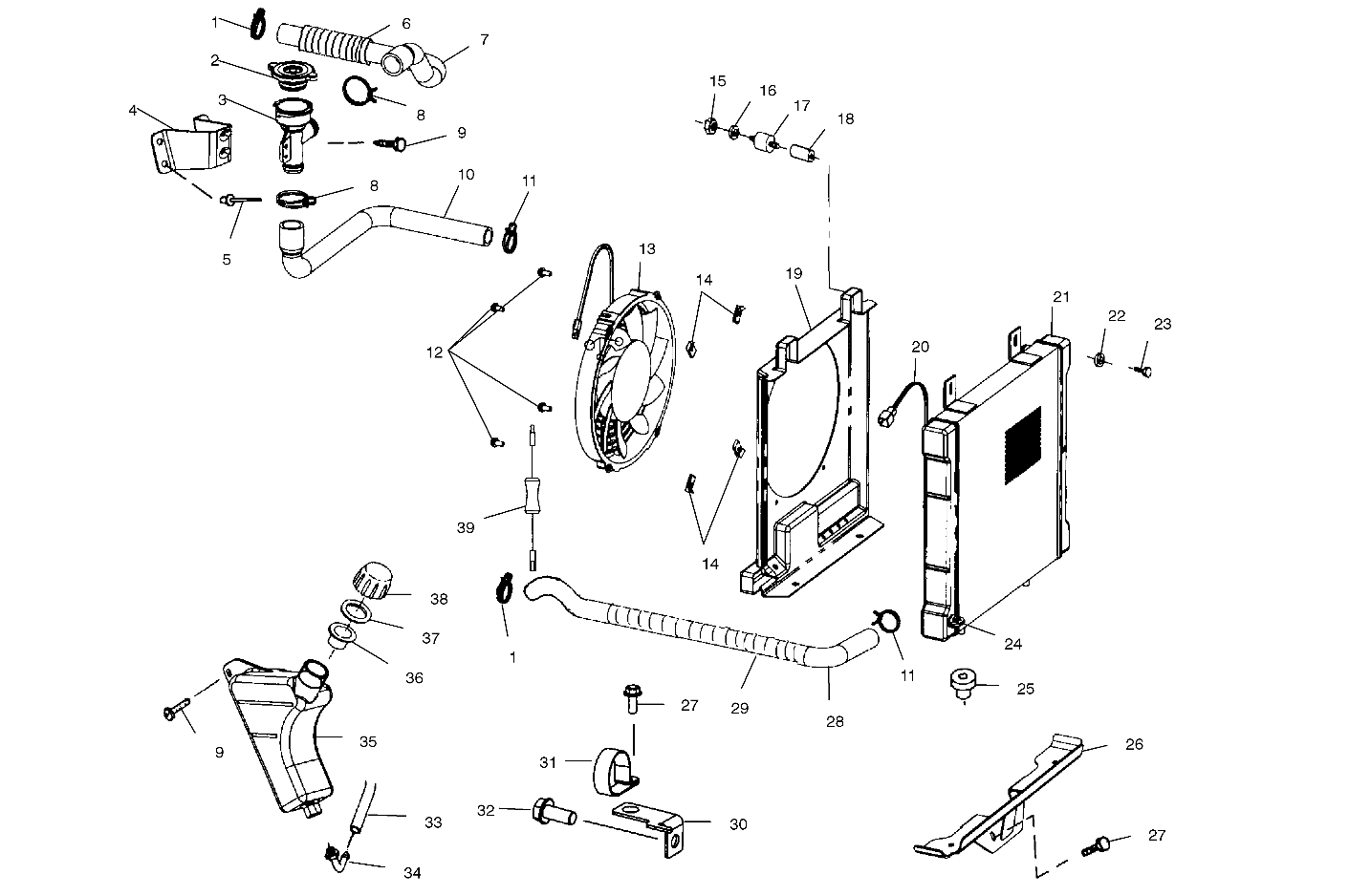 COOLING SYSTEM - A03CD50FB (4975277527A09)