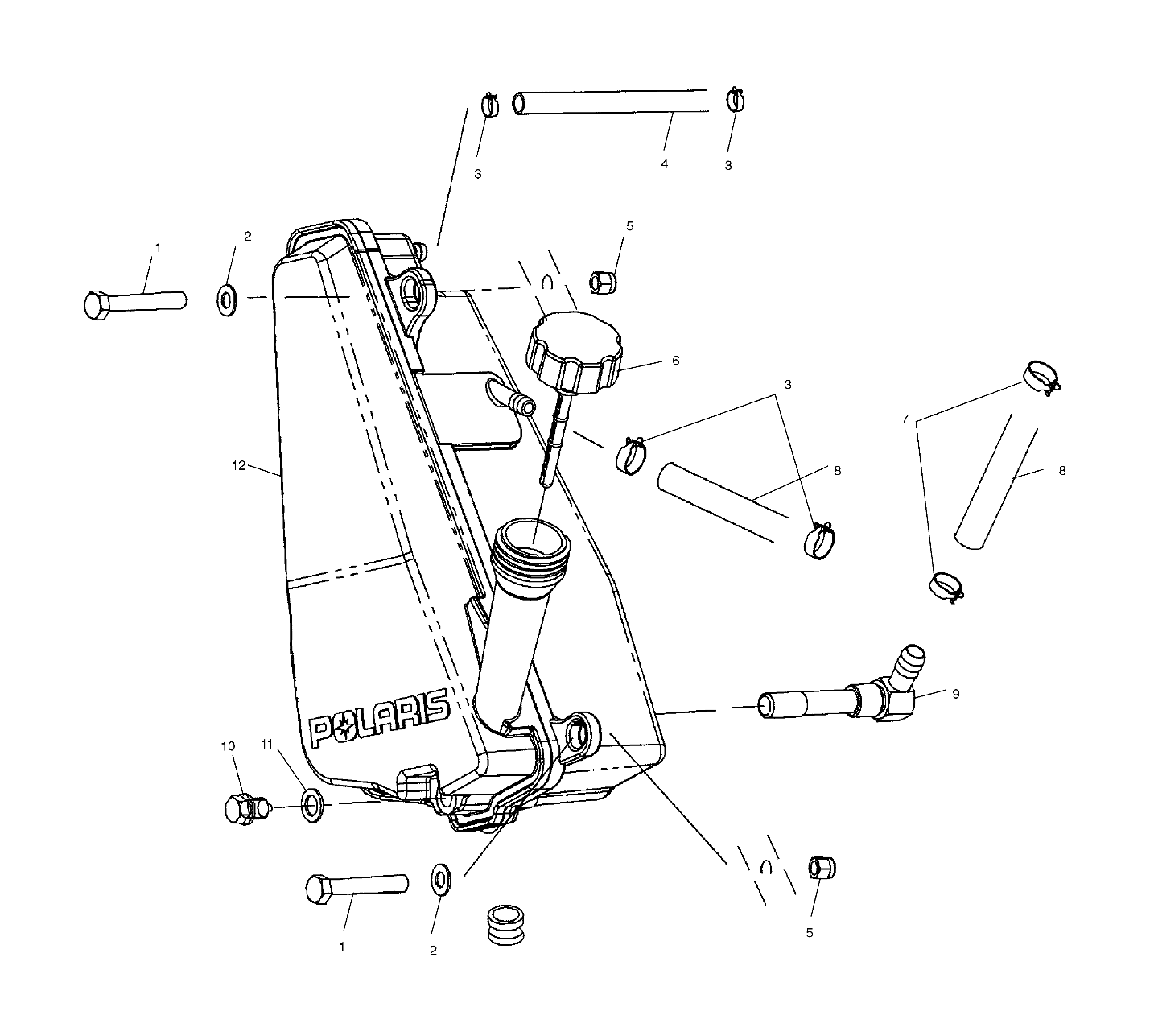 OIL TANK - A03CD50FB (4975277527B09)