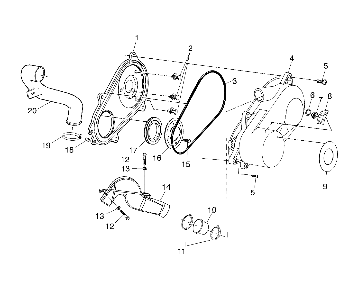 CLUTCH COVER - A03CD50FB (4975277527C05)