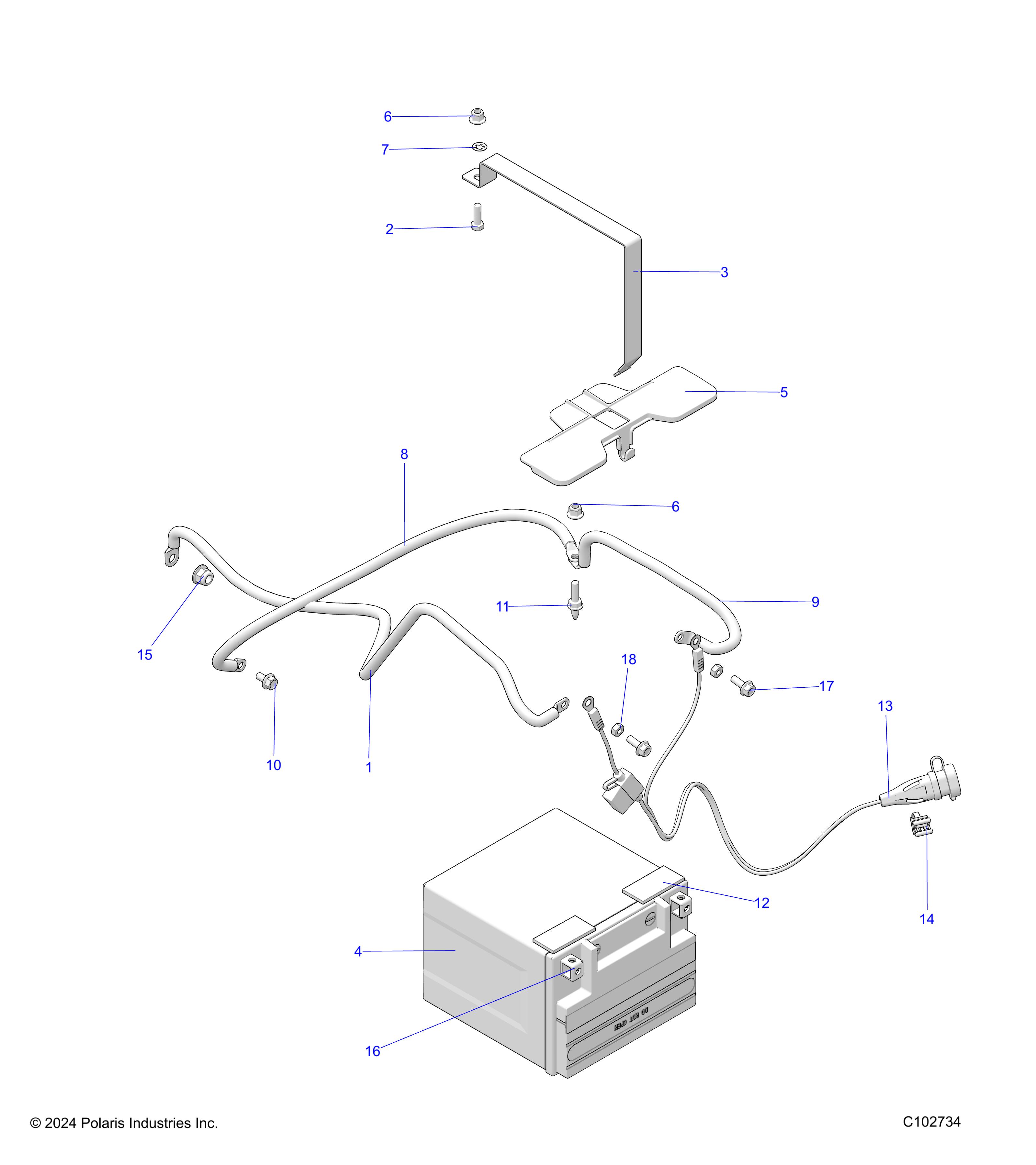 ELECTRICAL, BATTERY - A25SYY95AH (C102734)