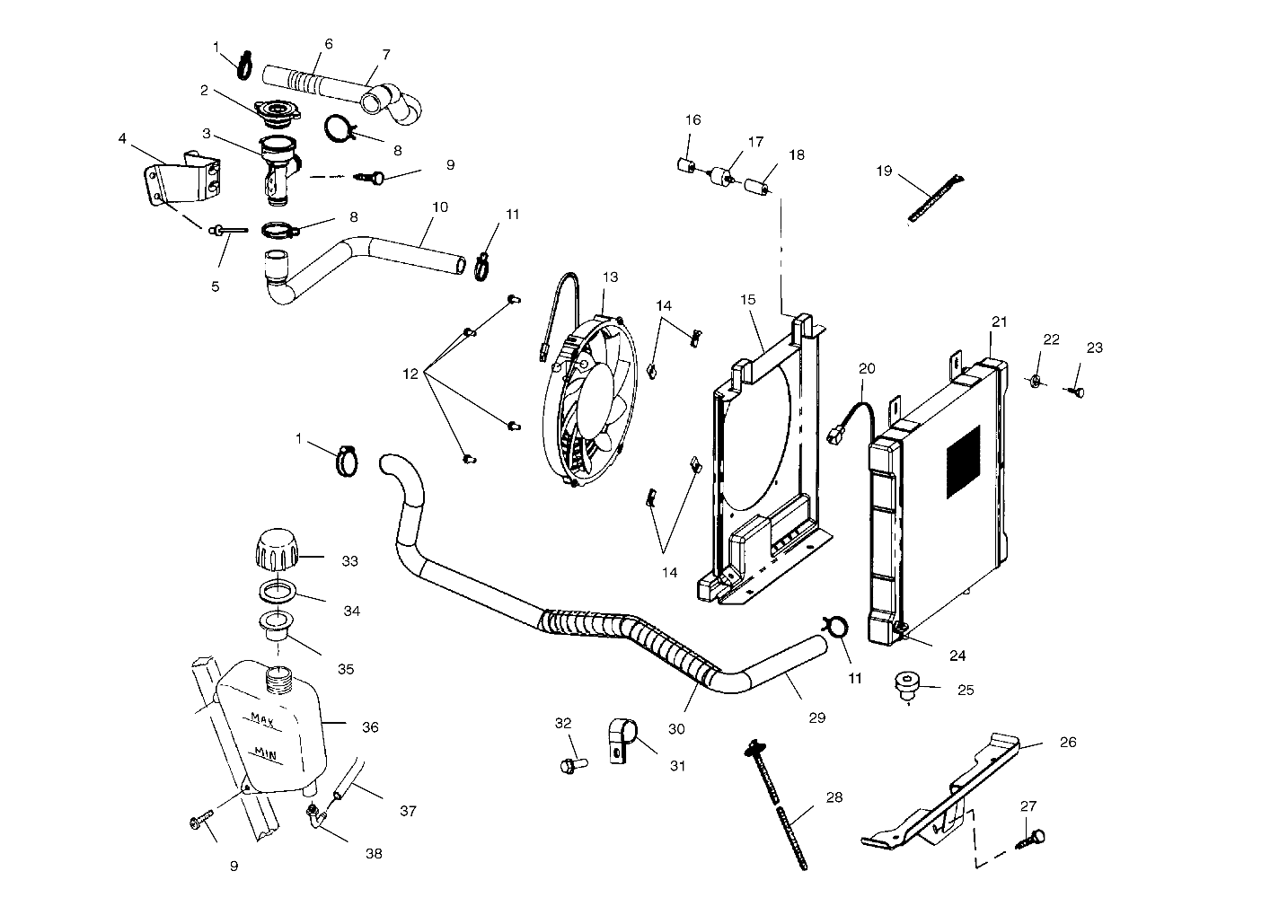 COOLING SYSTEM - A03CH42AA/AB/AC (4975377537A09)