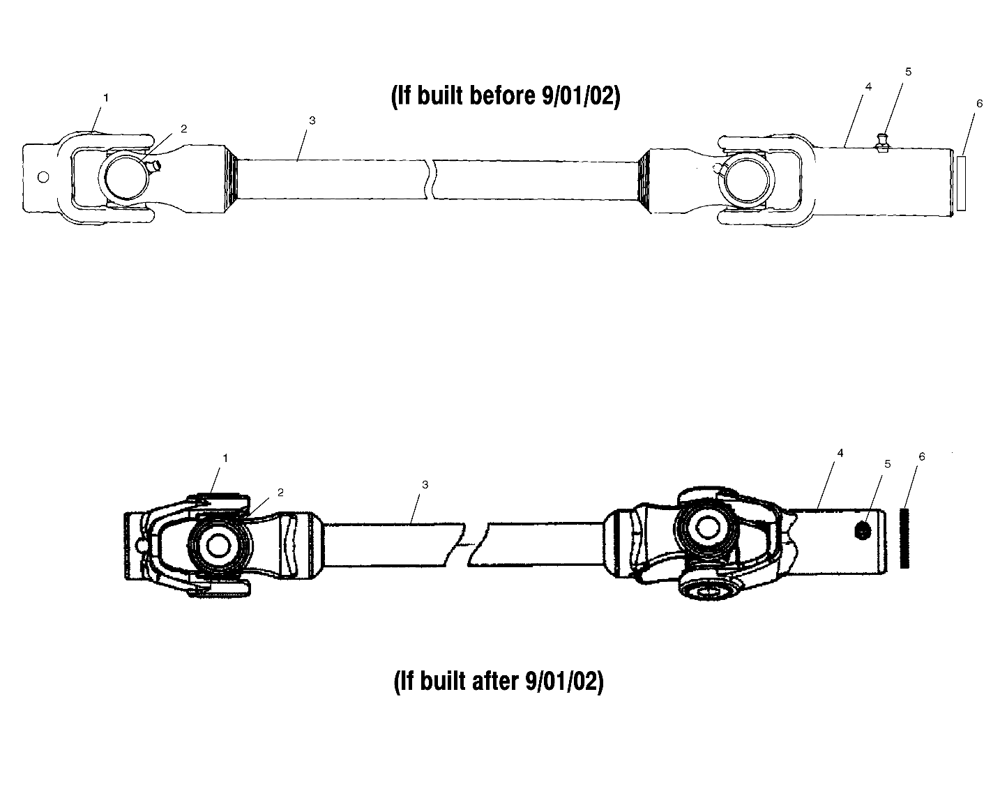 PROP SHAFT - A03CH42AA/AB/AC (4975377537B07)