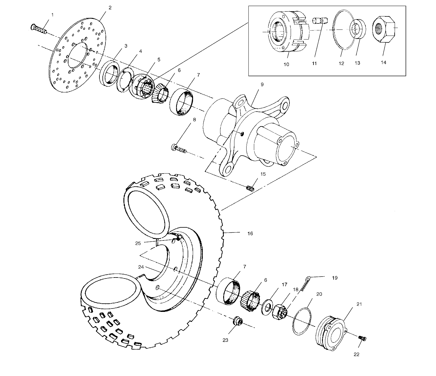 FRONT WHEEL - A03CH42AA/AB/AC (4975377537B09)