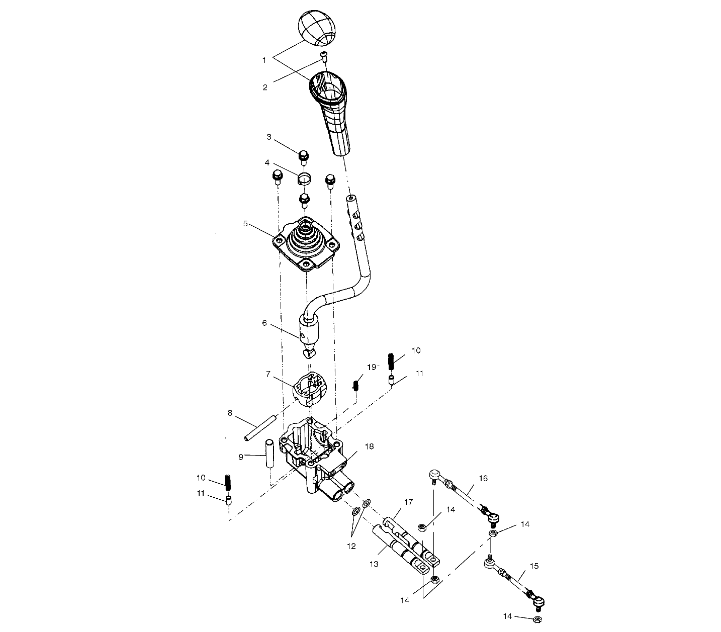 GEAR SELECTOR - A04CH42AA/AE/AG (4975377537C03)