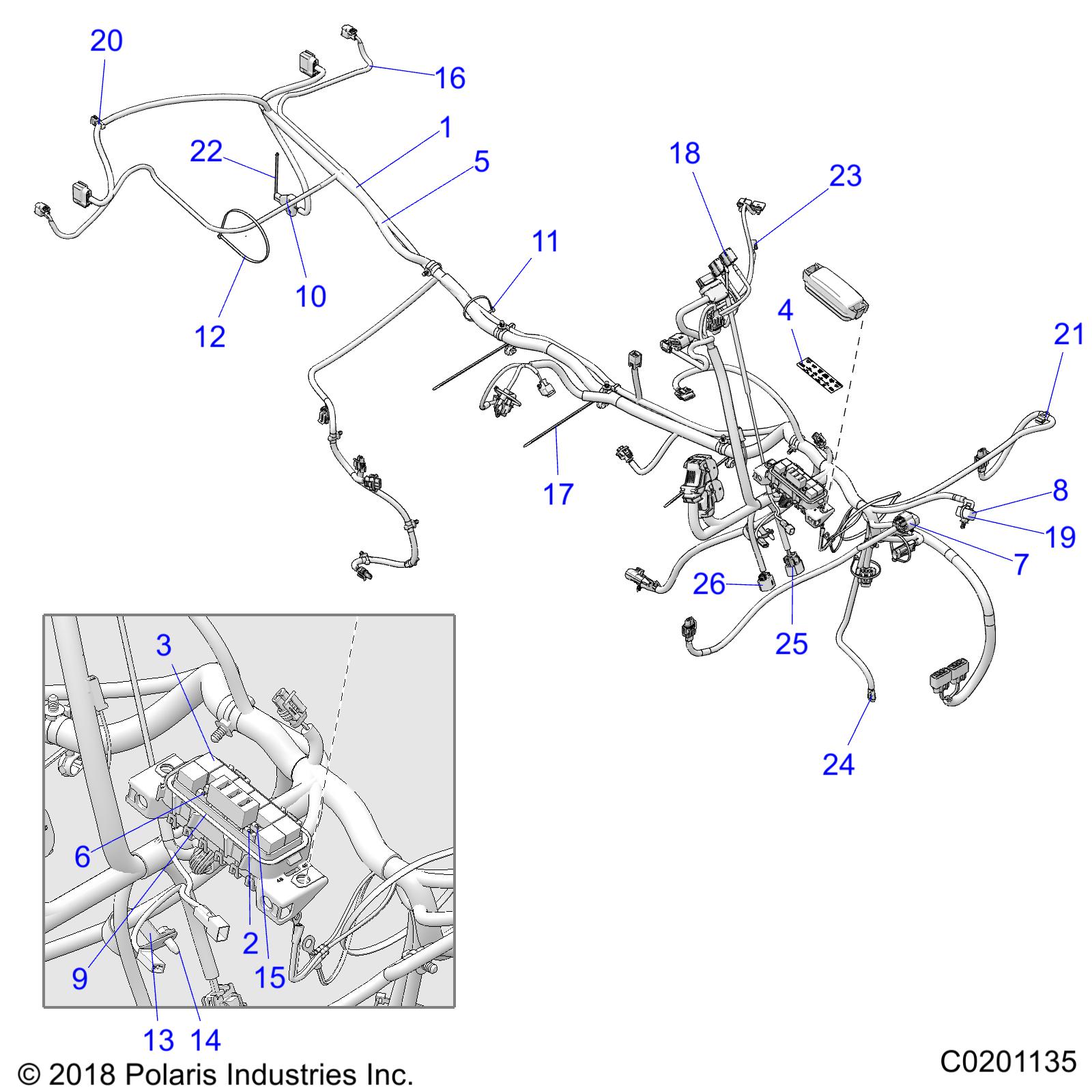 ELECTRICAL, MAIN WIRE HARNESS - A20SEF57D5