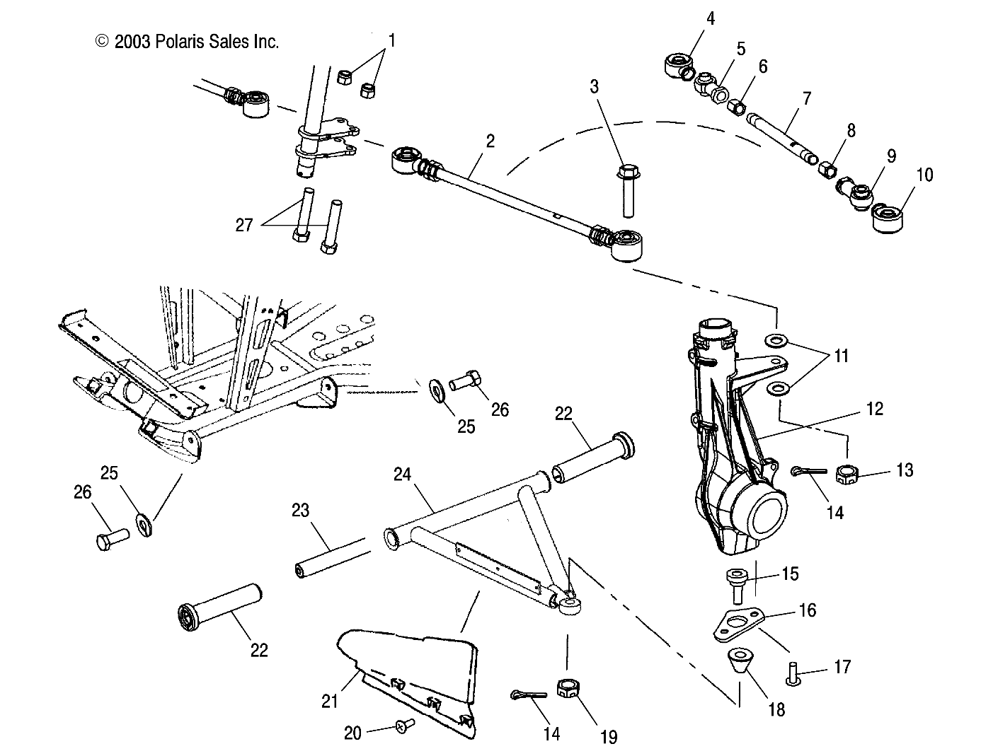 A-ARM/STRUT MOUNTING - A03CH50AA/AB/AC/AD/AE/AH (4975417541C02)