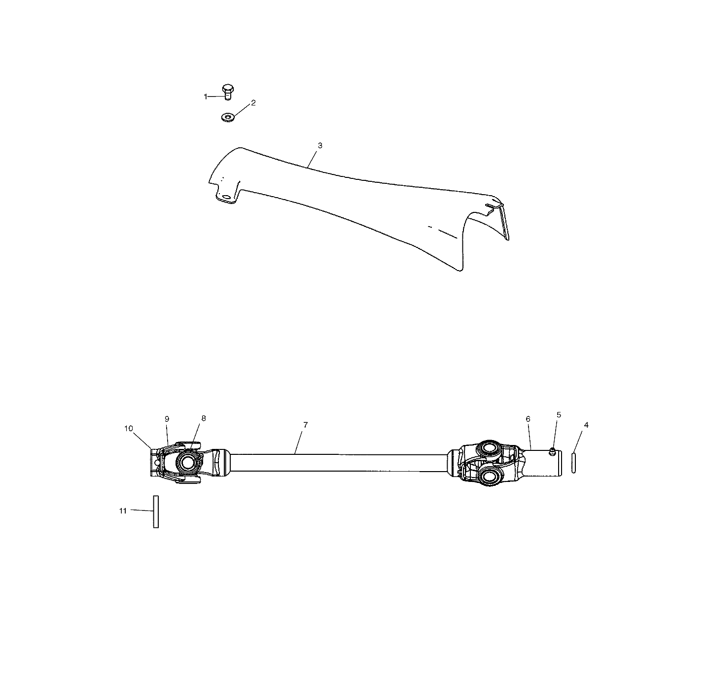 PROP SHAFT - A04CL50AA (4975687568A13)