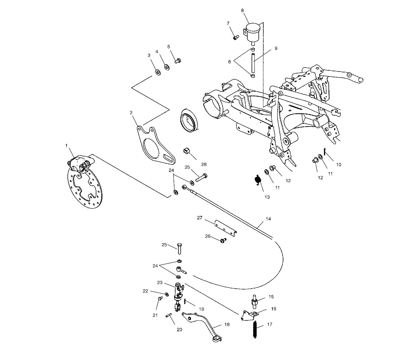 REAR BRAKE - A03GJ50AA/AB (4975767576B07)