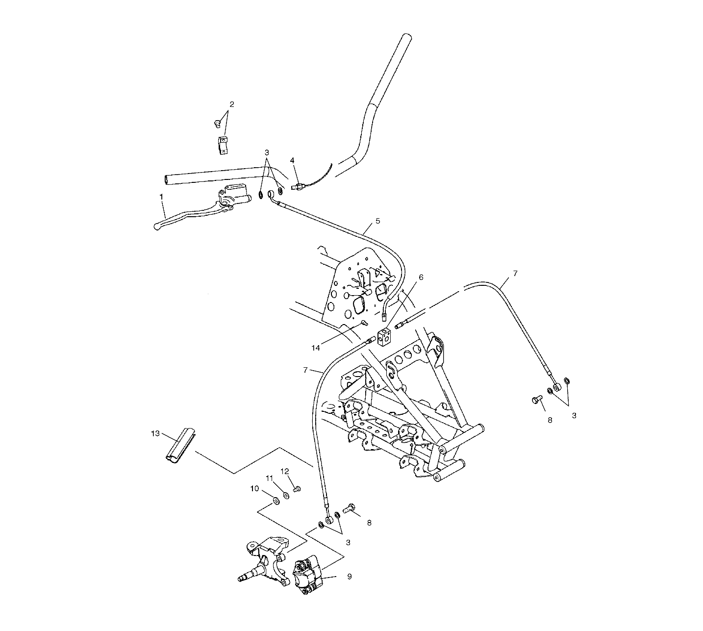 FRONT BRAKE - A03GJ50AA/AB (4975767576B09)