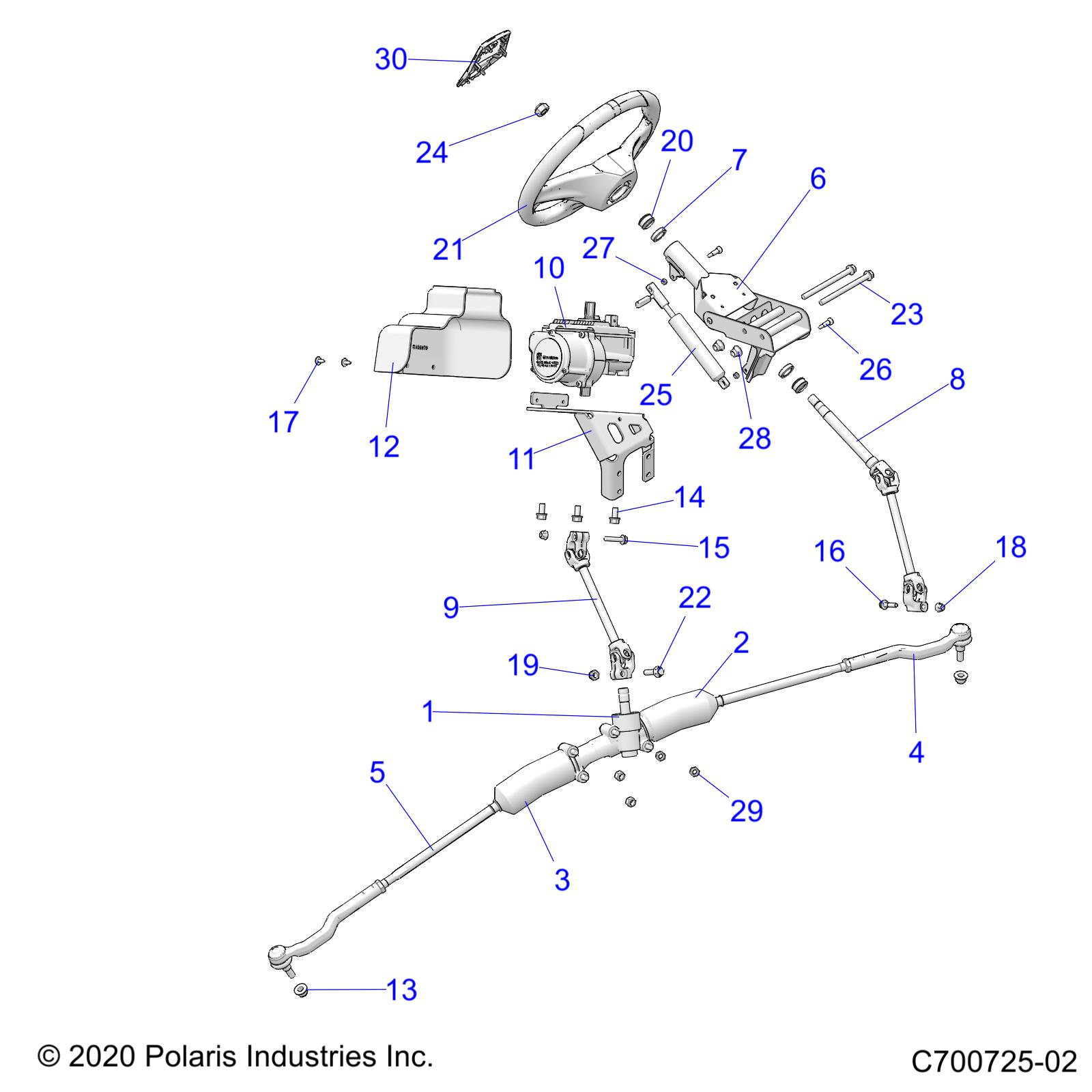 STEERING, STEERING ASM., VELOCITY - Z21PAE92AE/AN/BE/BN (C700725-02)